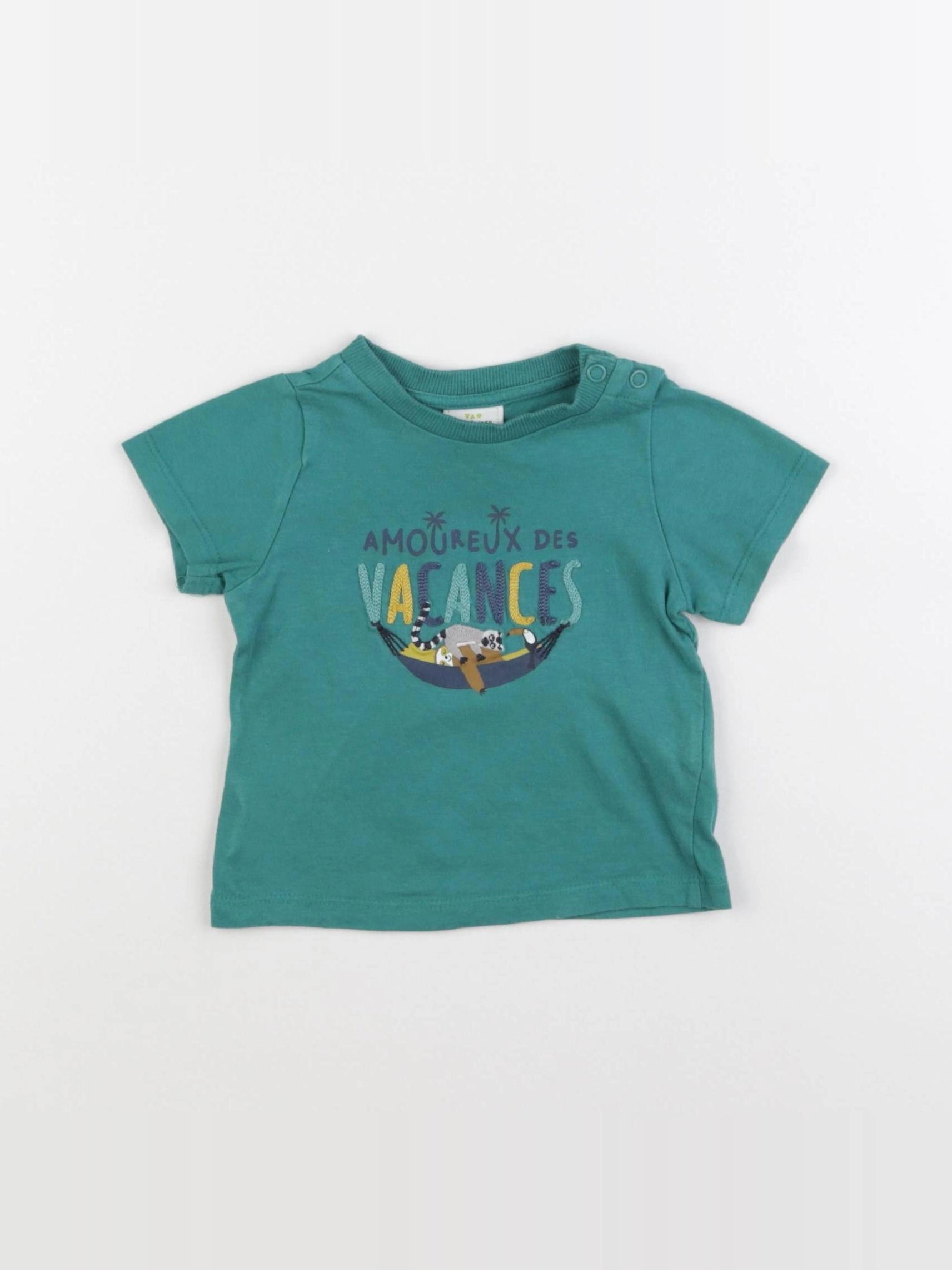 Tape à l'oeil - tee-shirt vert - 6 mois
