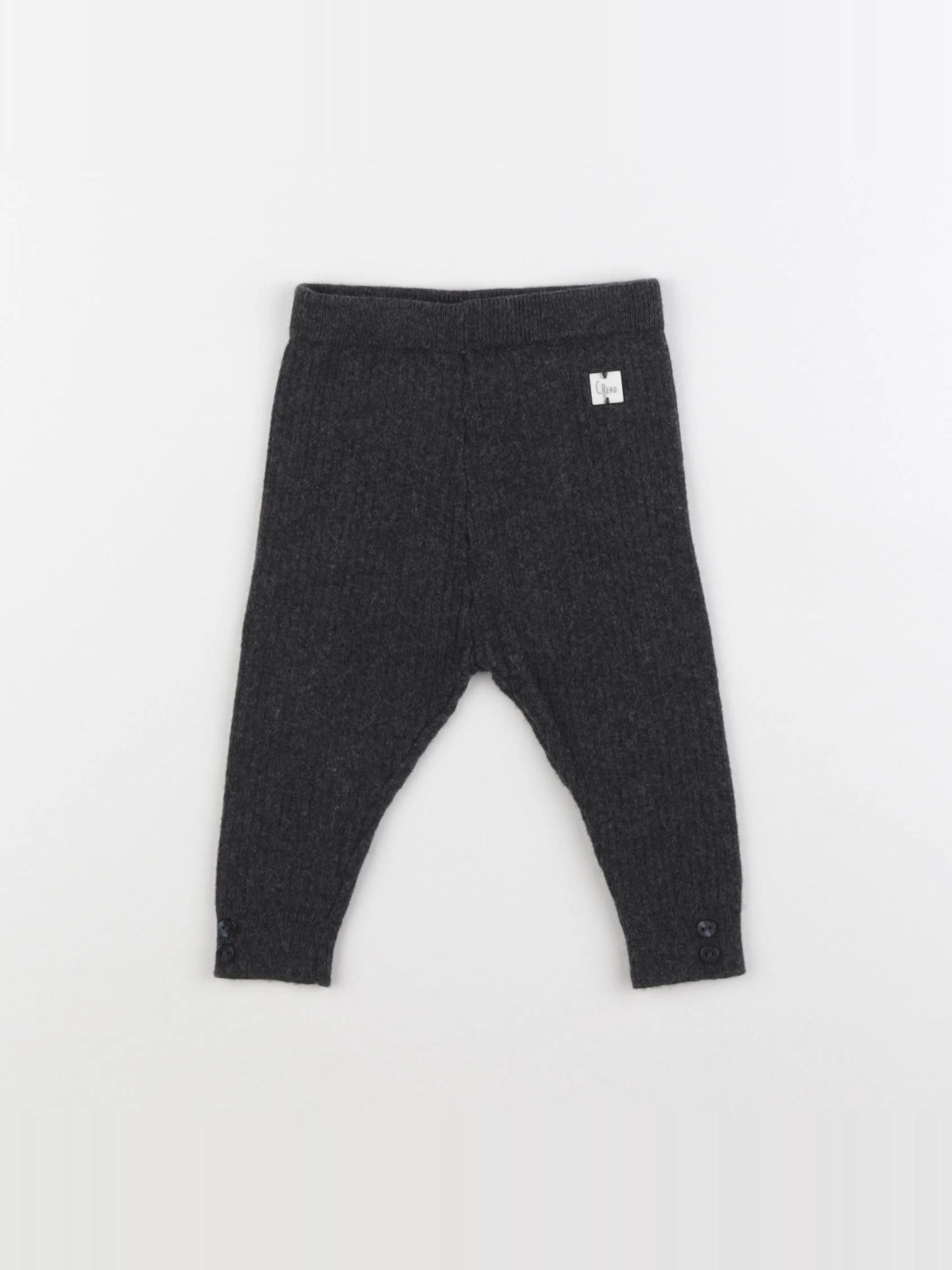Carrément Beau - legging gris - 6 mois
