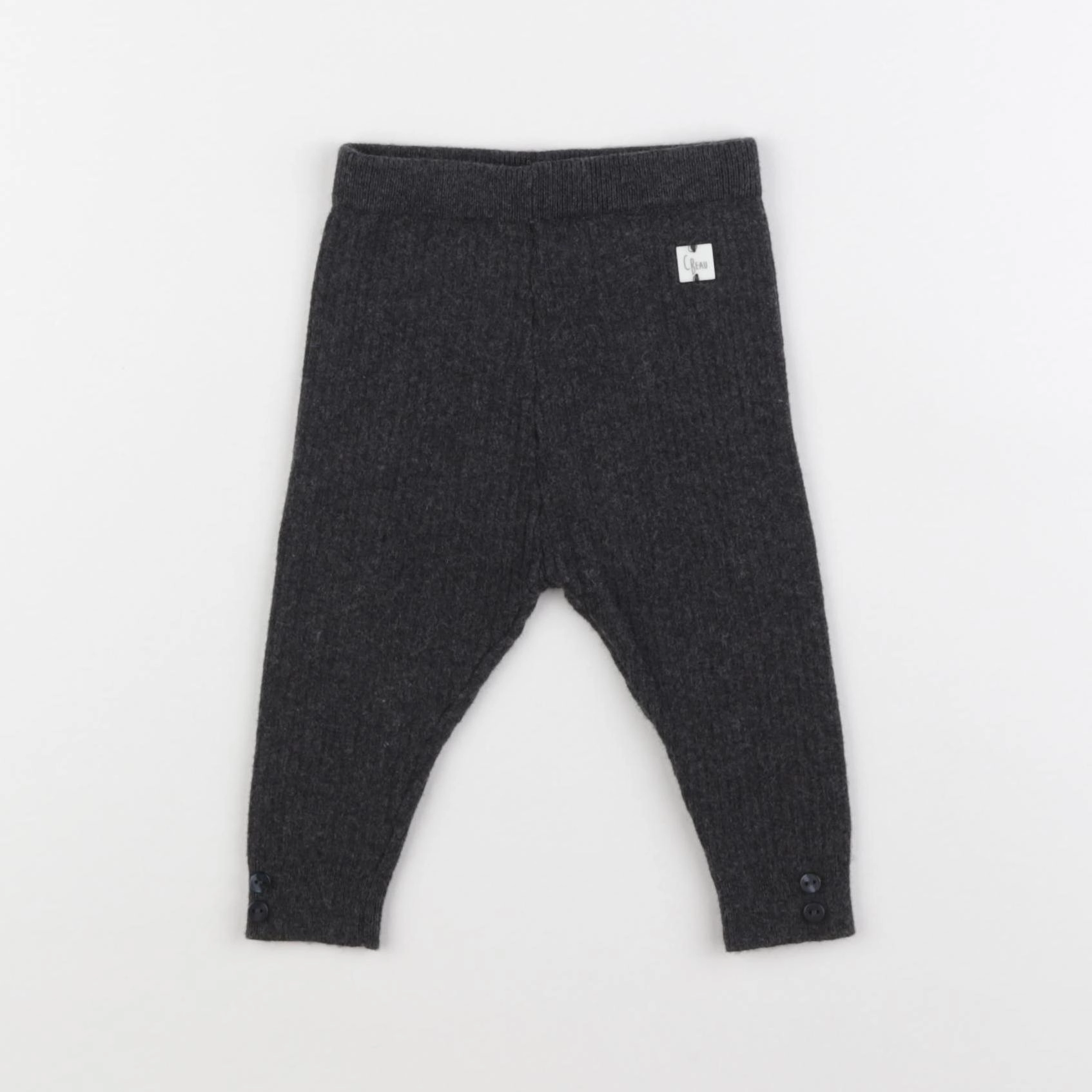 Carrément Beau - legging gris - 6 mois