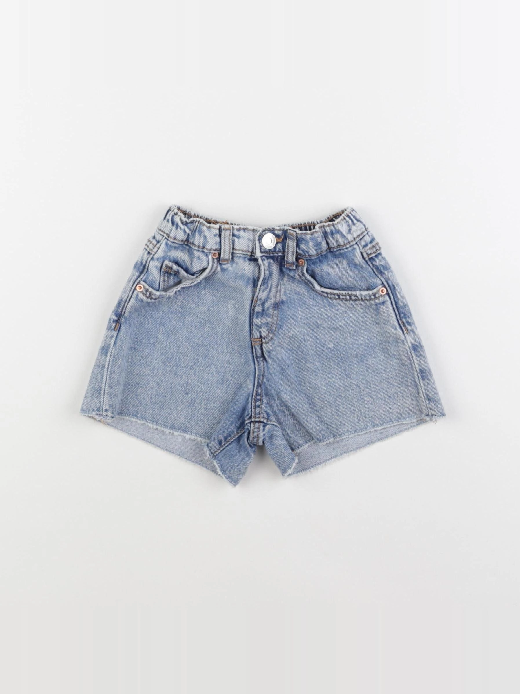 Zara - short bleu - 18/24 mois