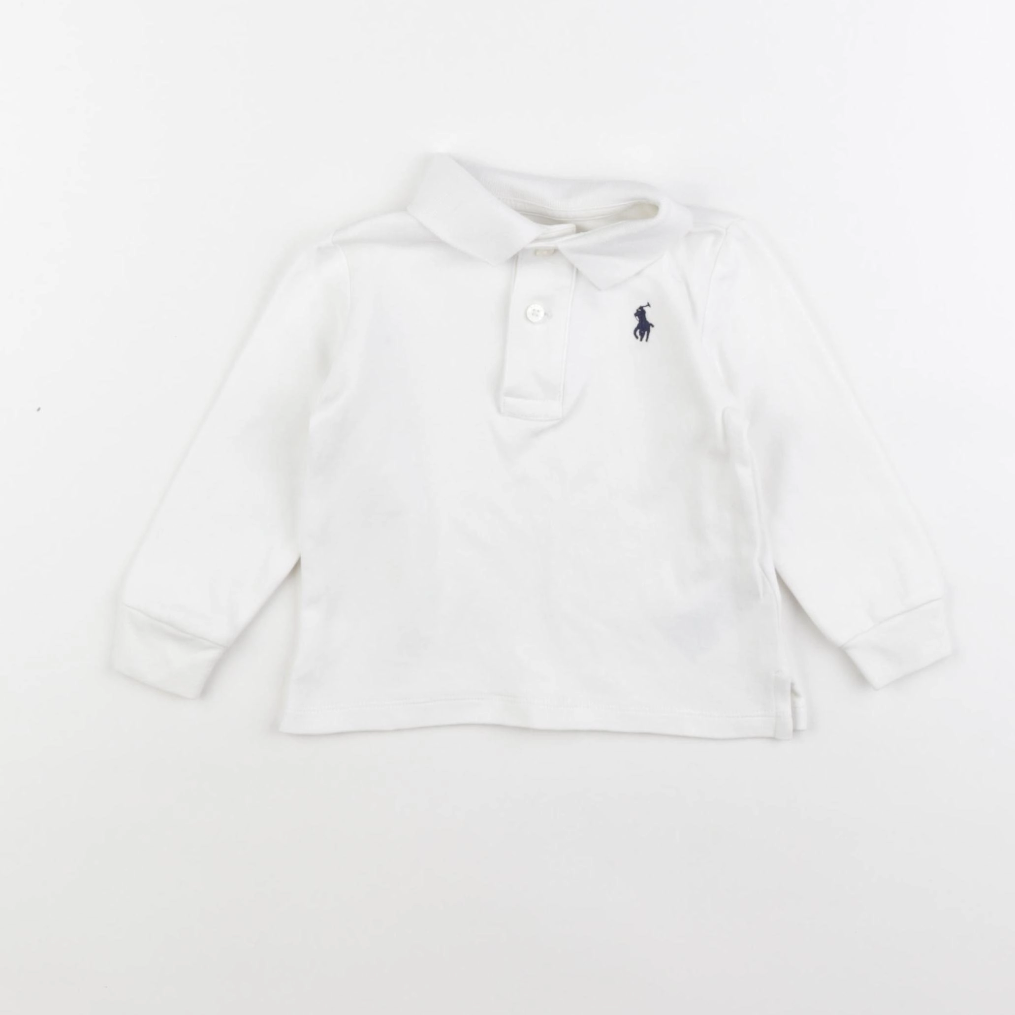 Ralph Lauren - polo blanc - 12 mois