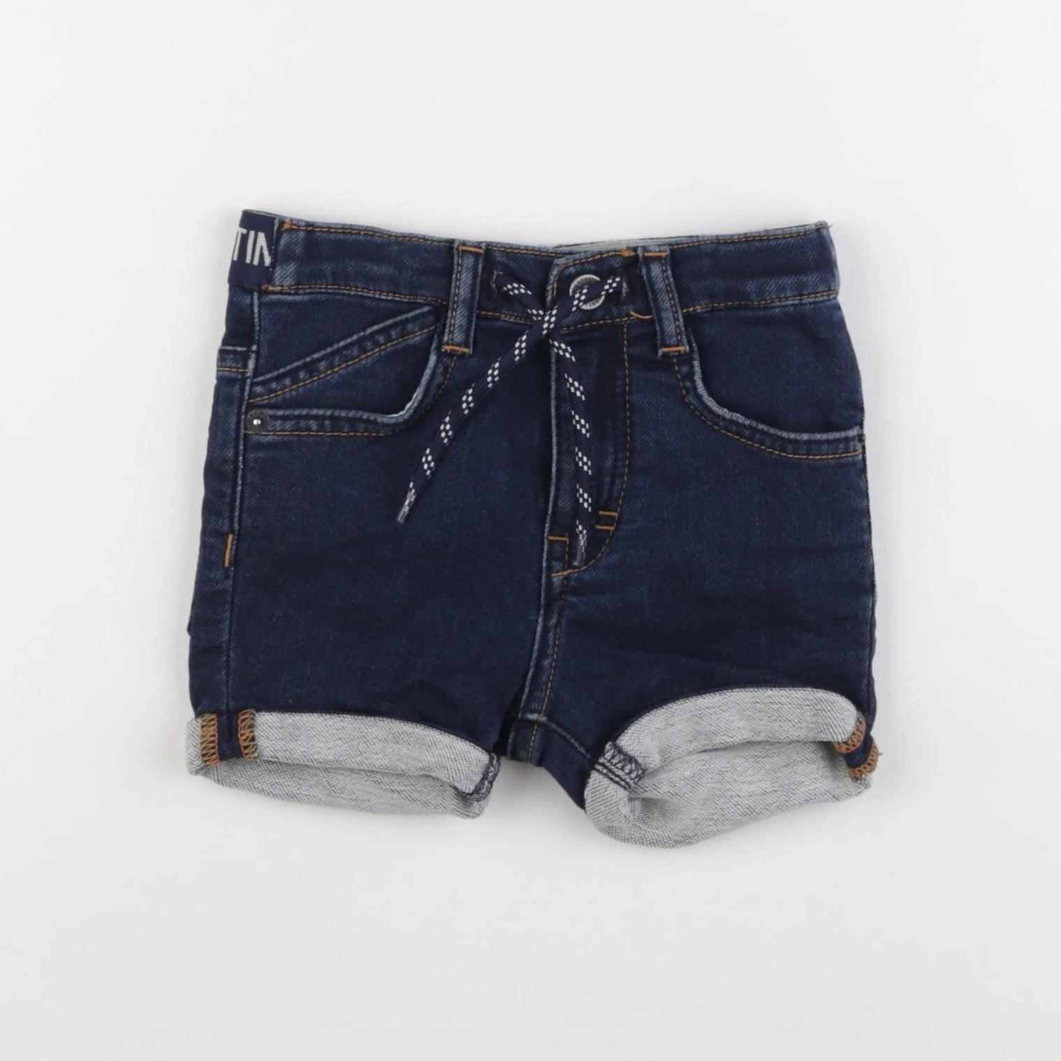 Timberland - short bleu - 12 mois