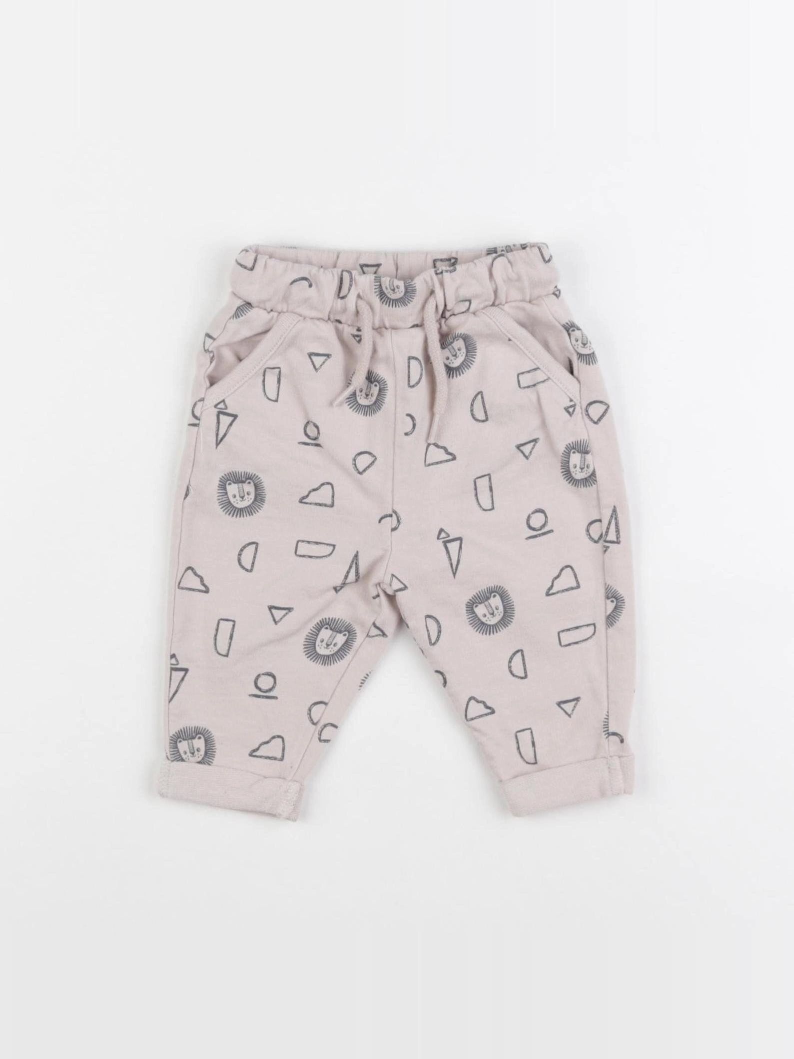 Vertbaudet - jogging beige - 3 mois