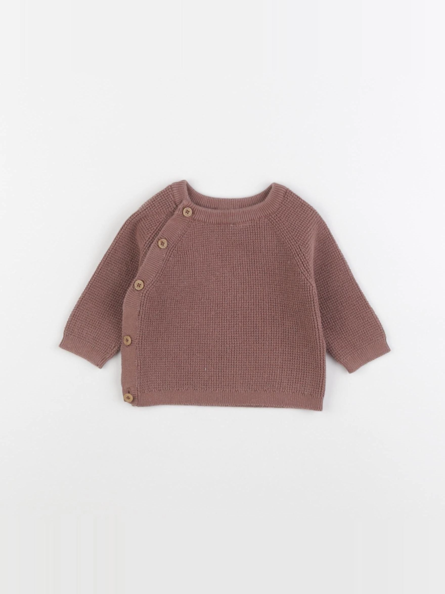 Vertbaudet - pull marron - 3 mois