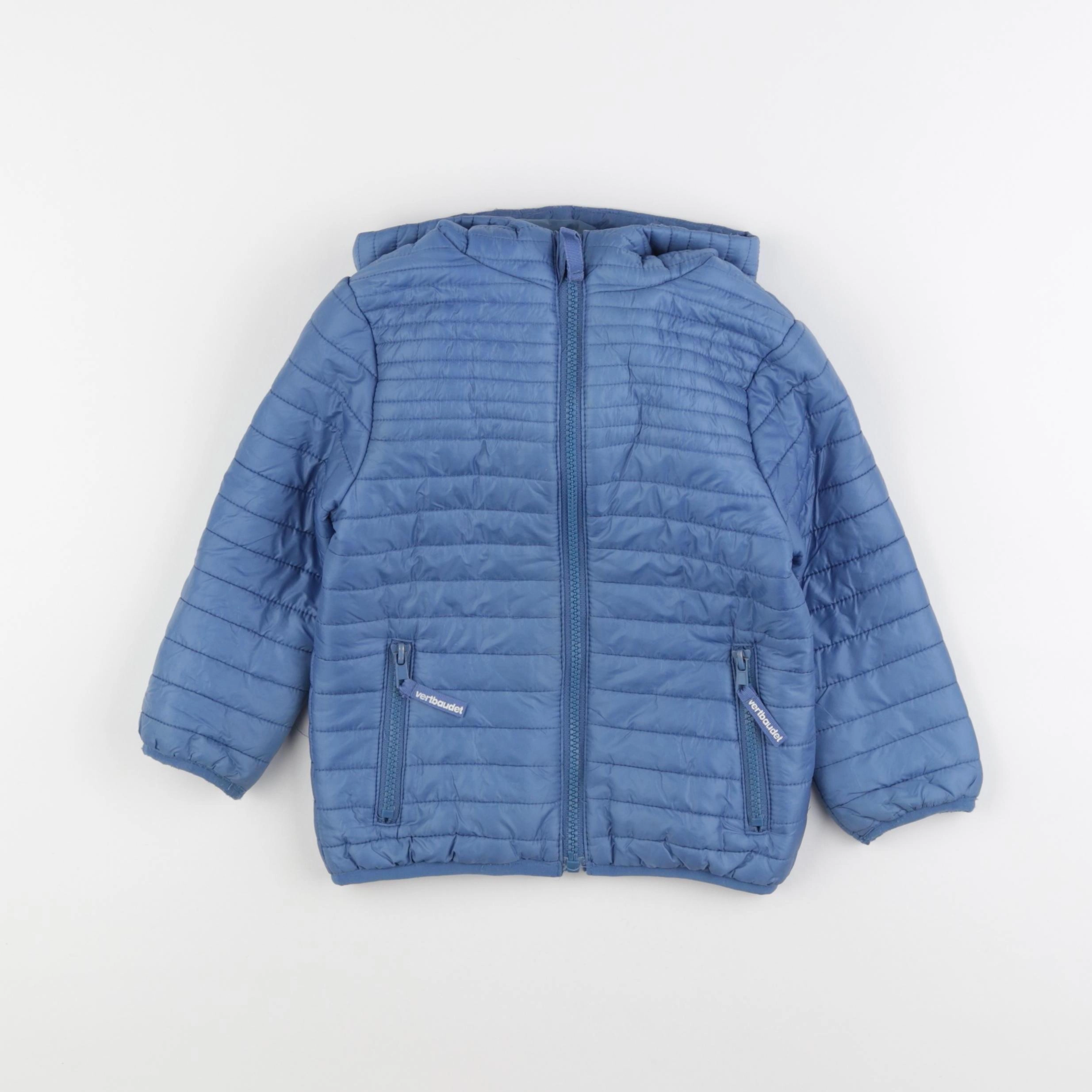 Vertbaudet - doudoune bleu - 3 ans