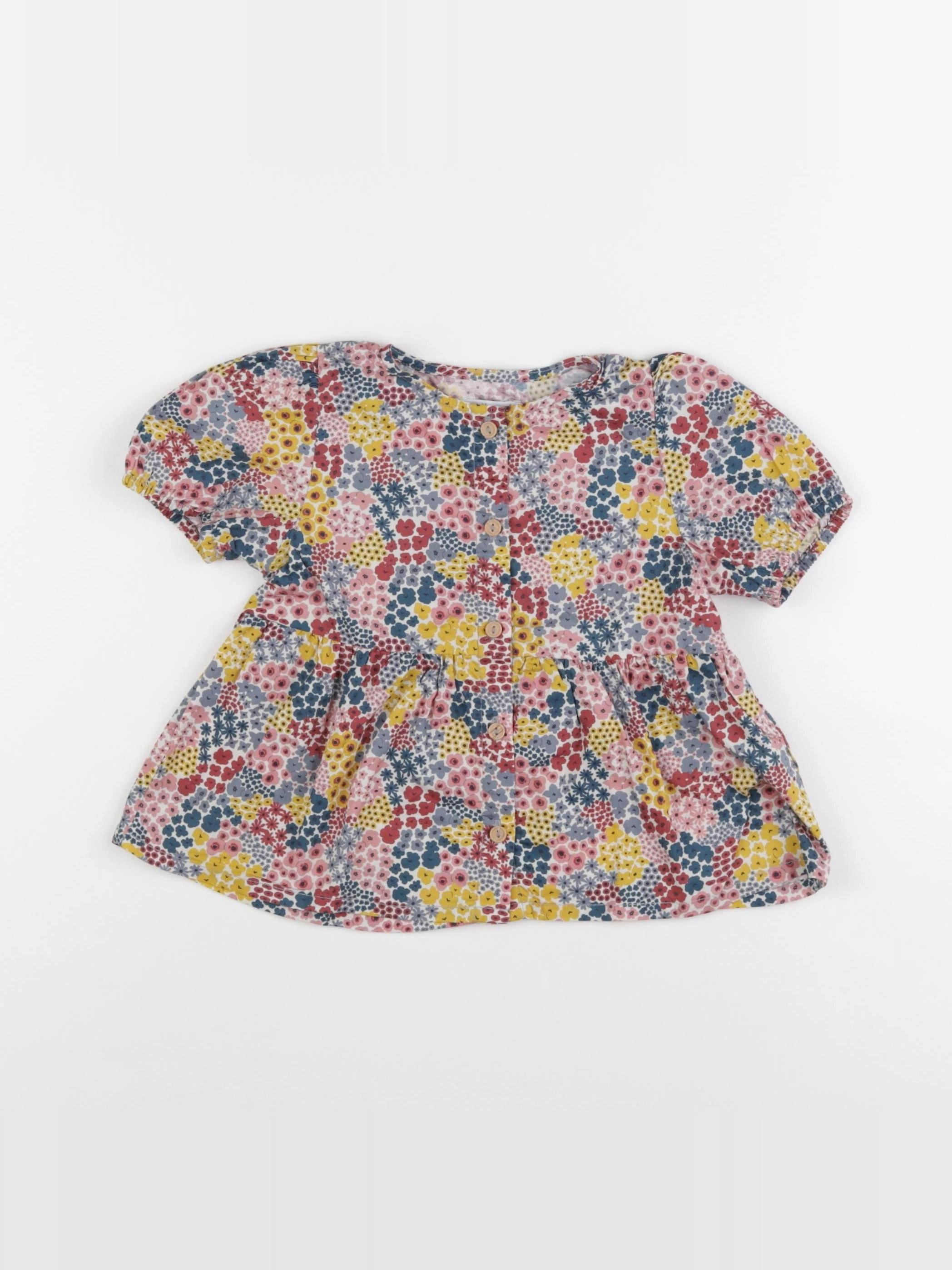 Vertbaudet - blouse multicolore - 2 ans