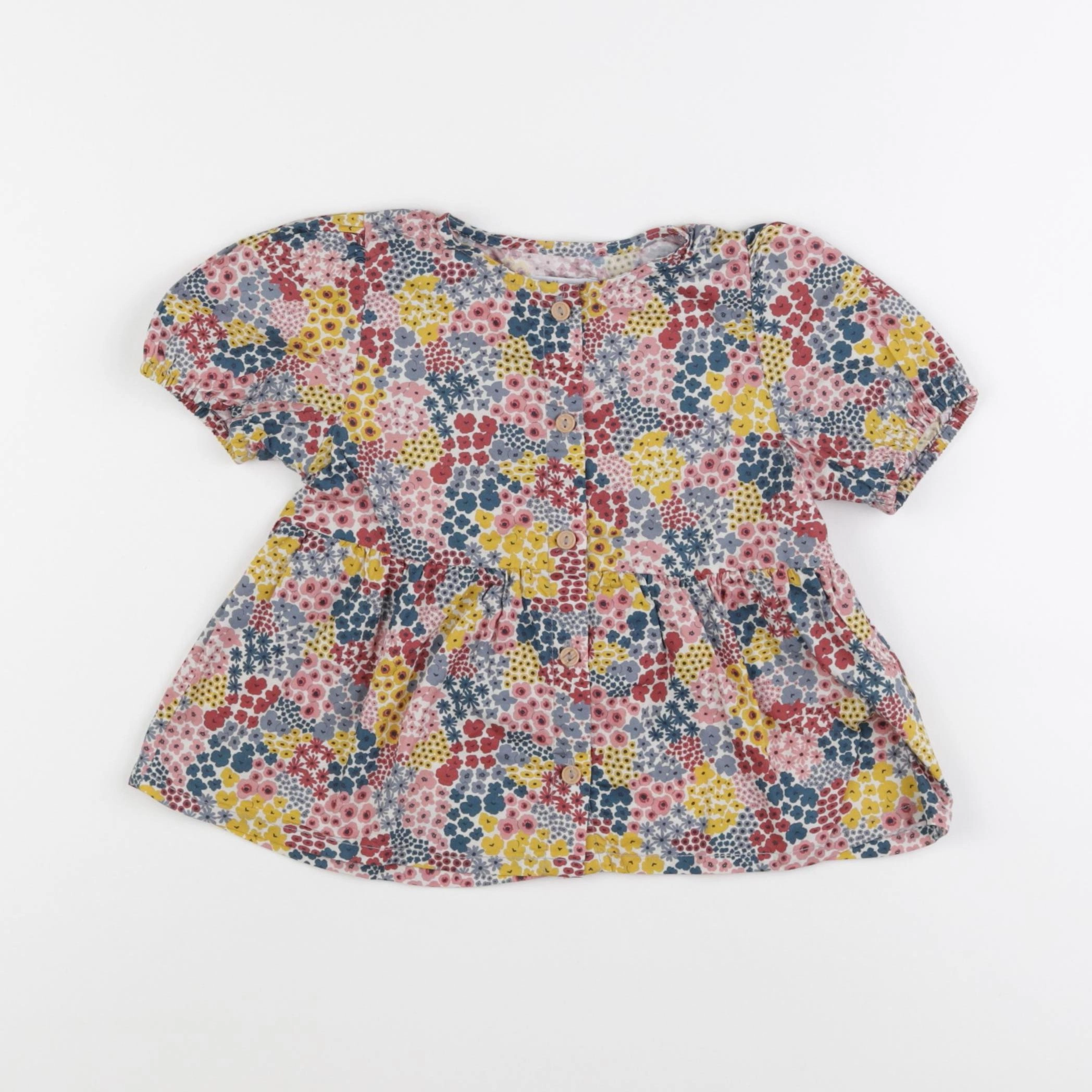 Vertbaudet - blouse multicolore - 2 ans
