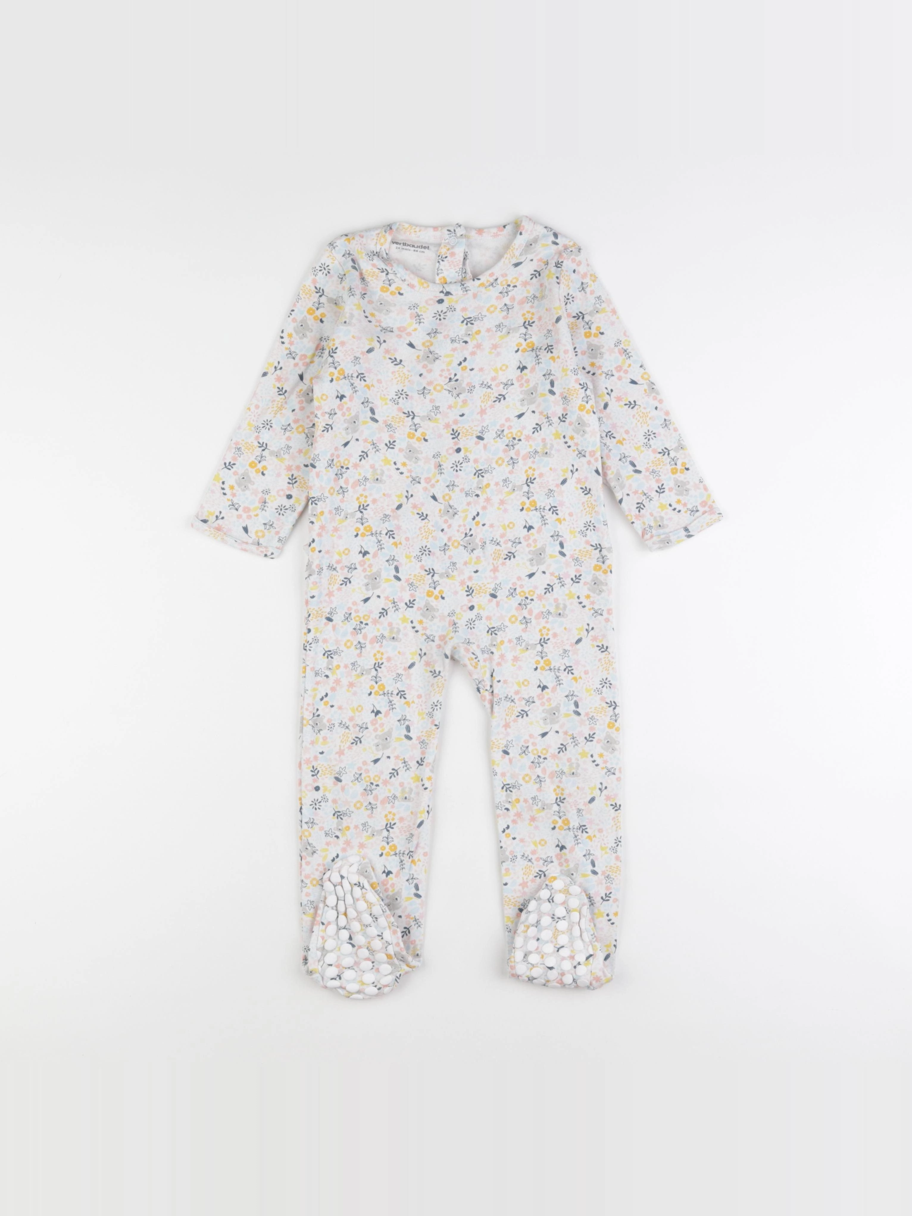 Vertbaudet - pyjama coton multicolore - 24 mois