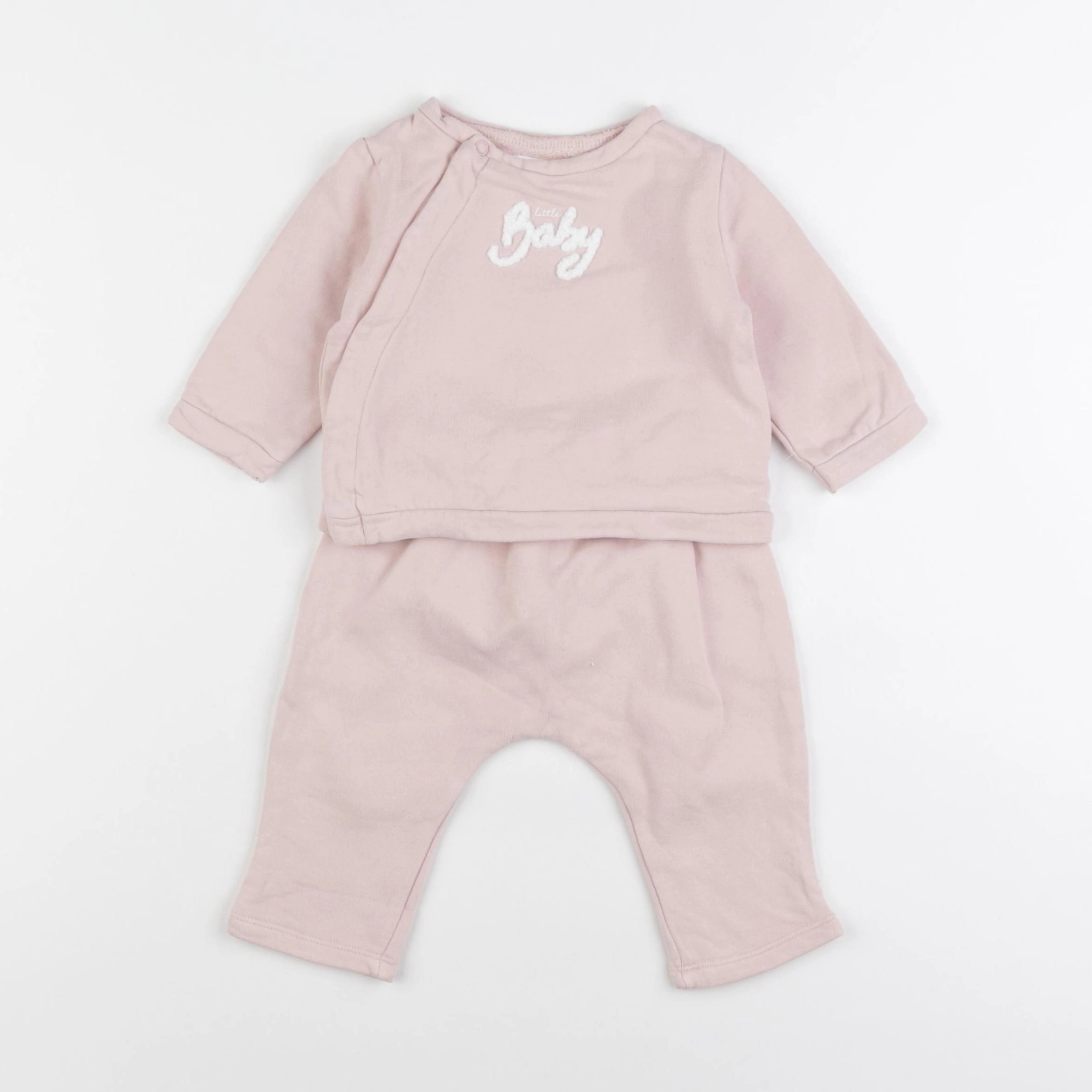 Vertbaudet - ensemble rose - 3 mois