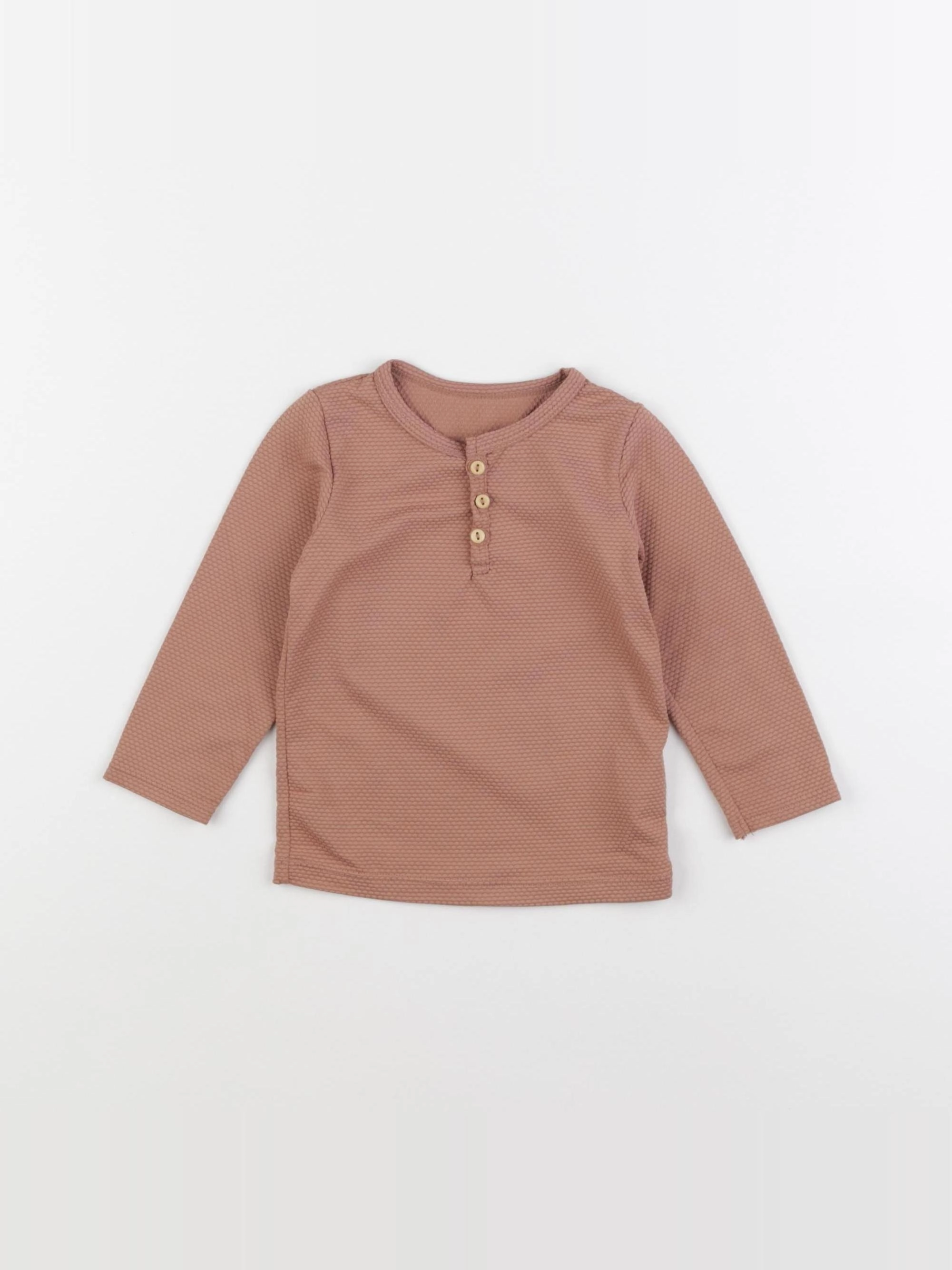 H&M - tee-shirt de bain marron - 6/9 mois