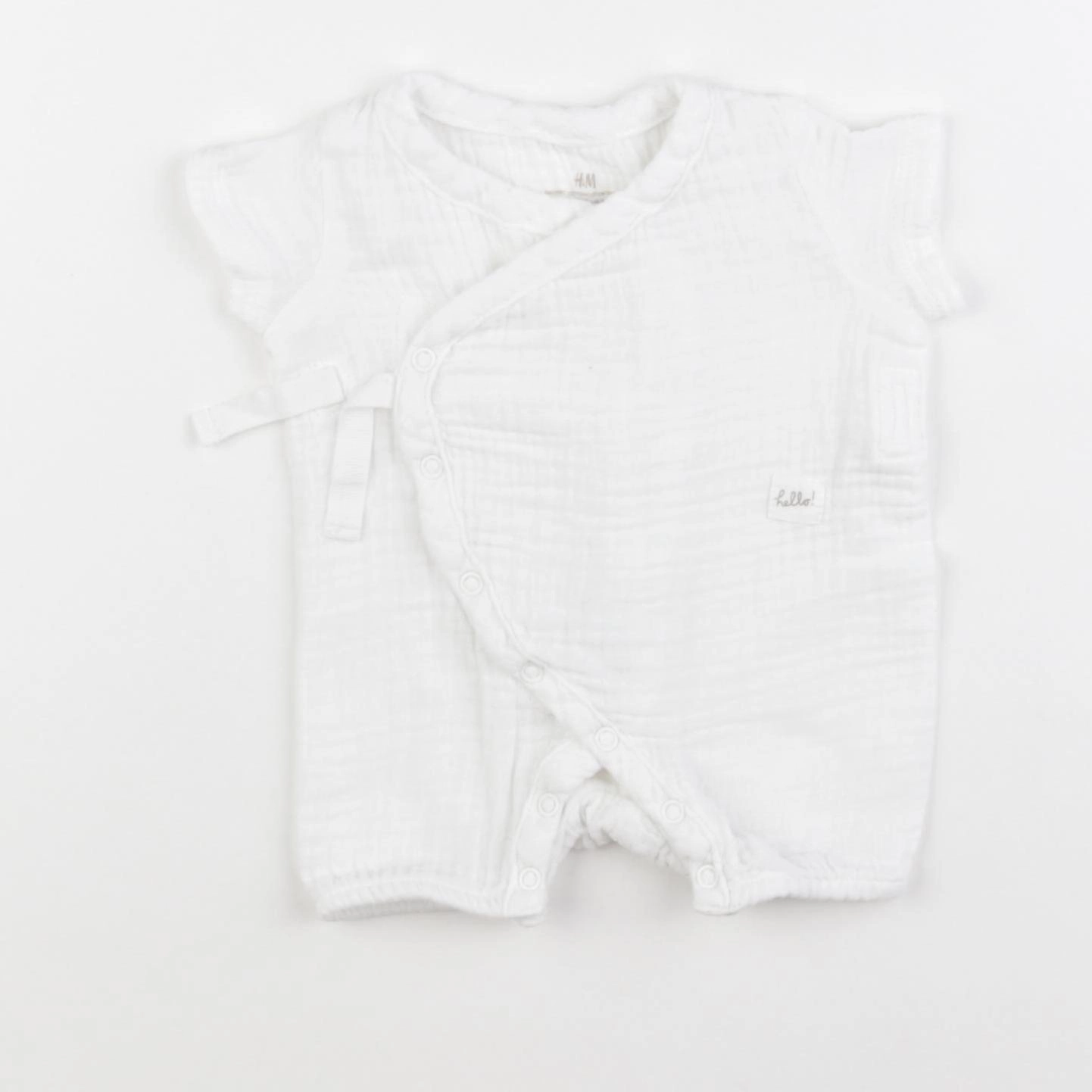 H&M - combinaison blanc - 0/1 mois