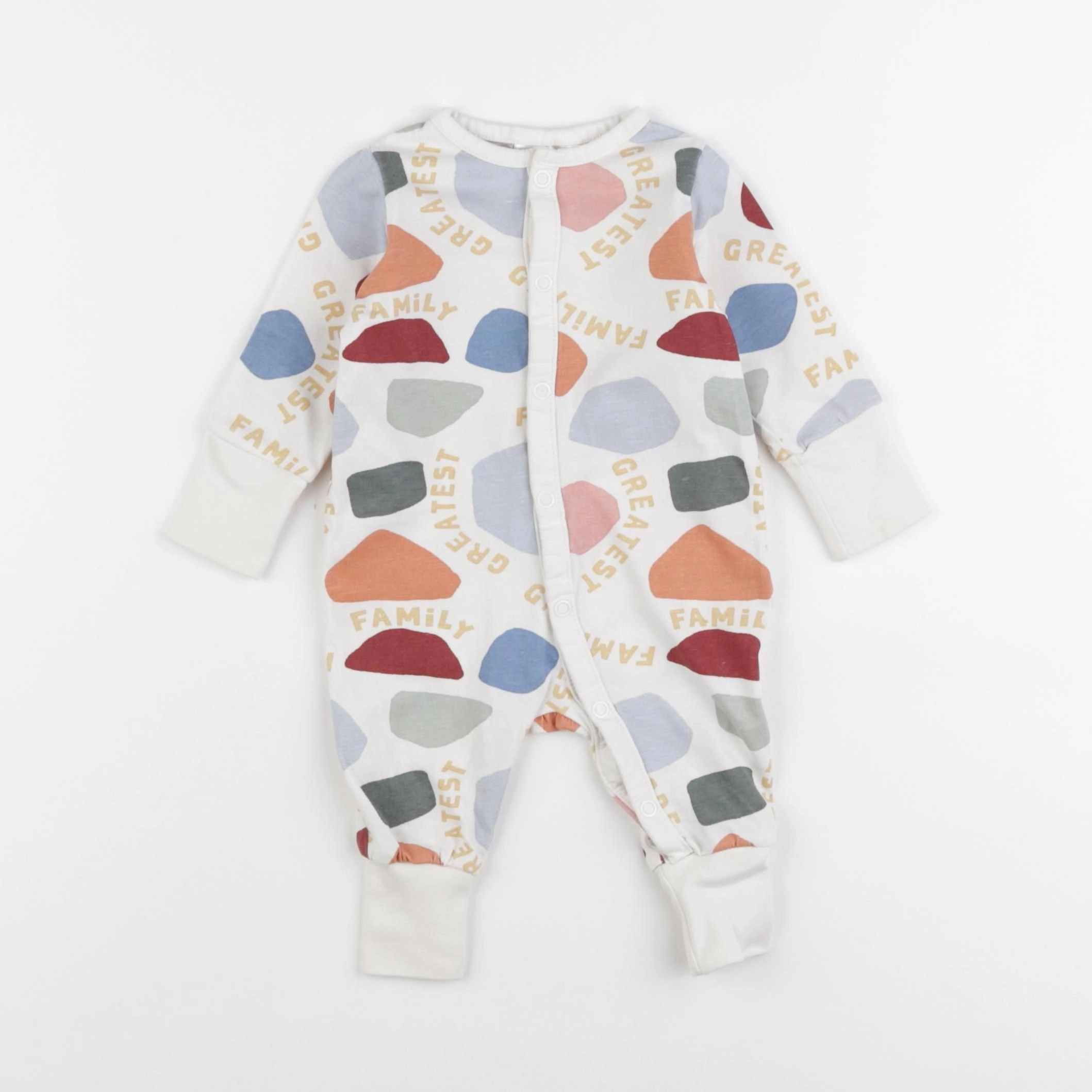H&M - pyjama coton multicolore - 1 mois