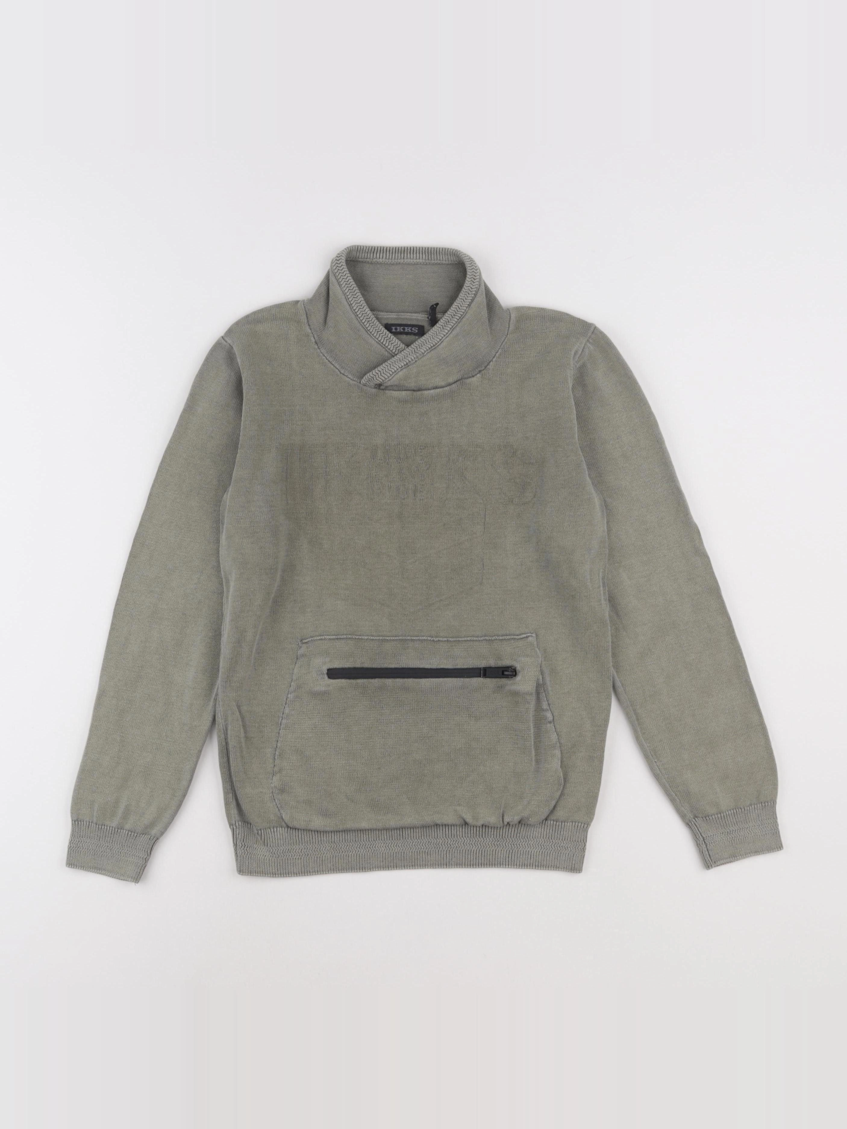 IKKS - pull marron - 8 ans