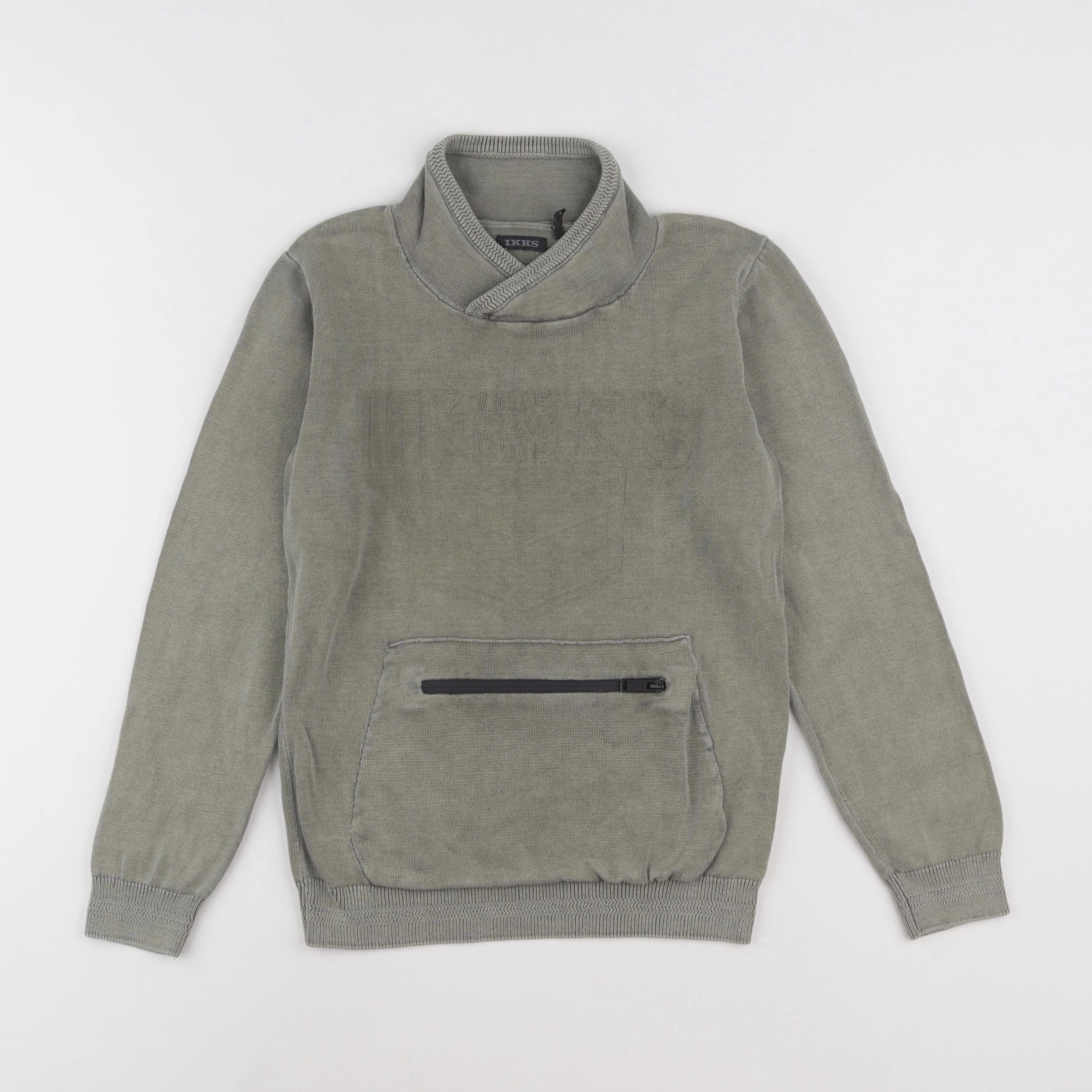 IKKS - pull marron - 8 ans