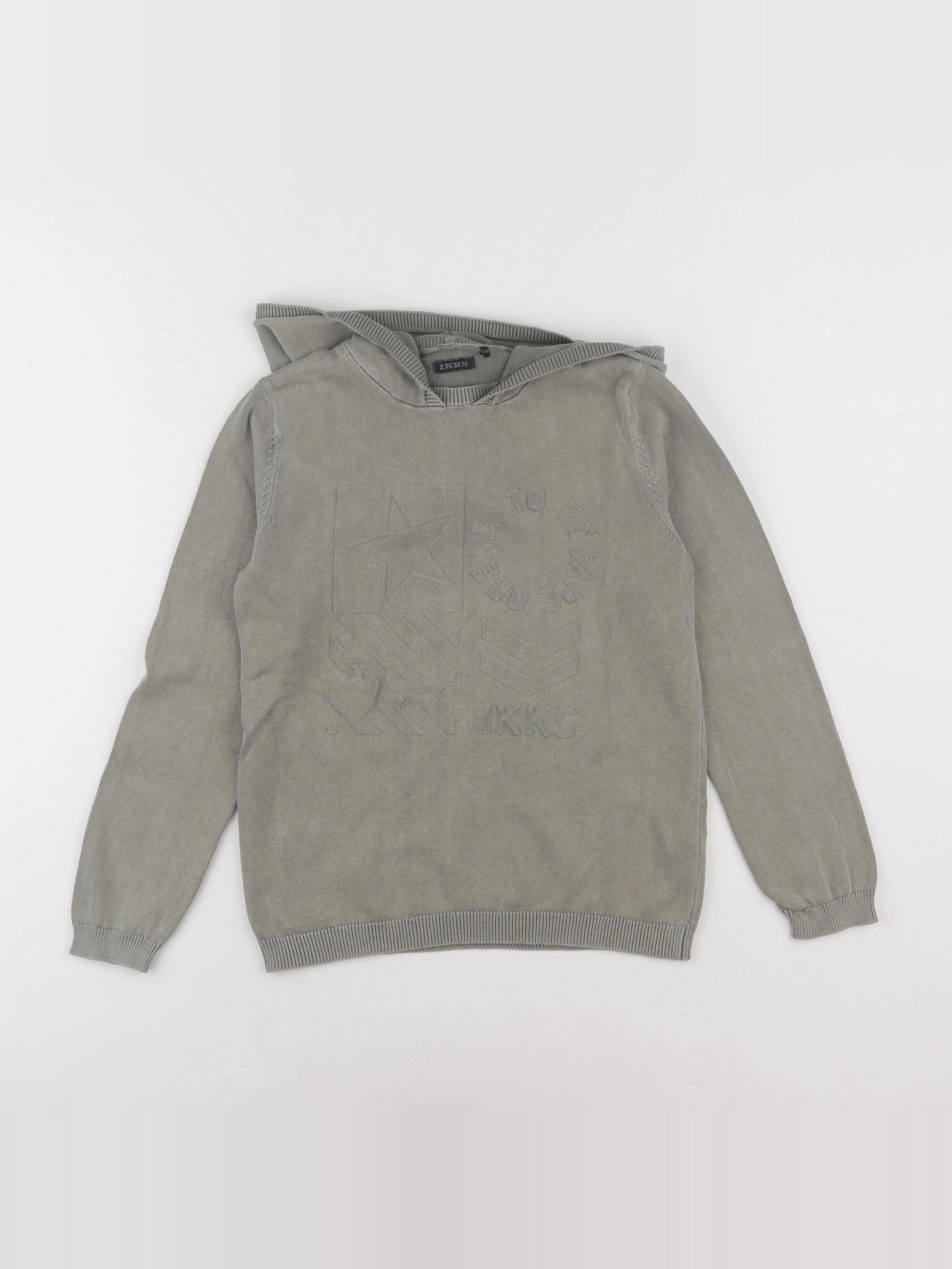 IKKS - pull marron - 8 ans