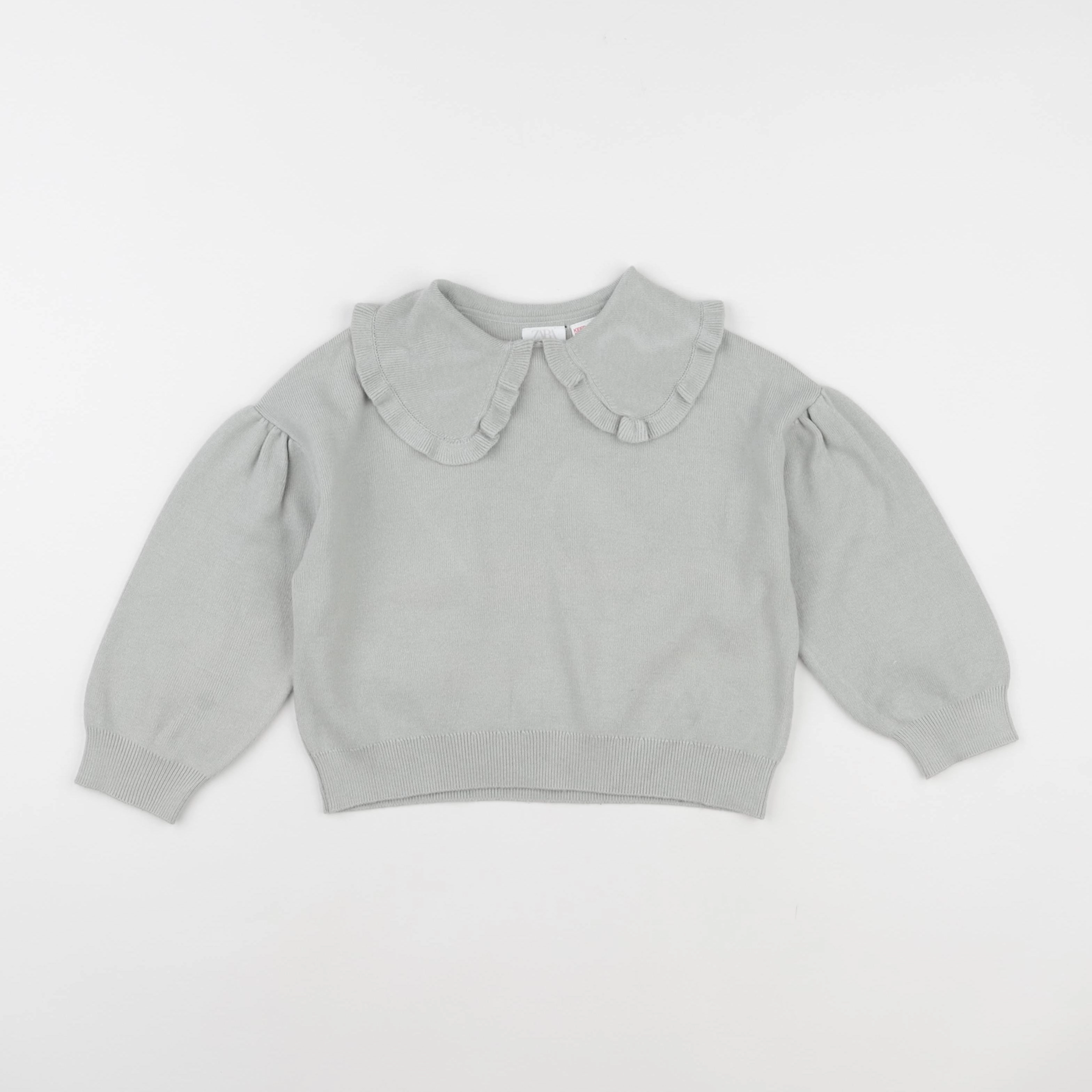 Zara - pull gris - 4/5 ans