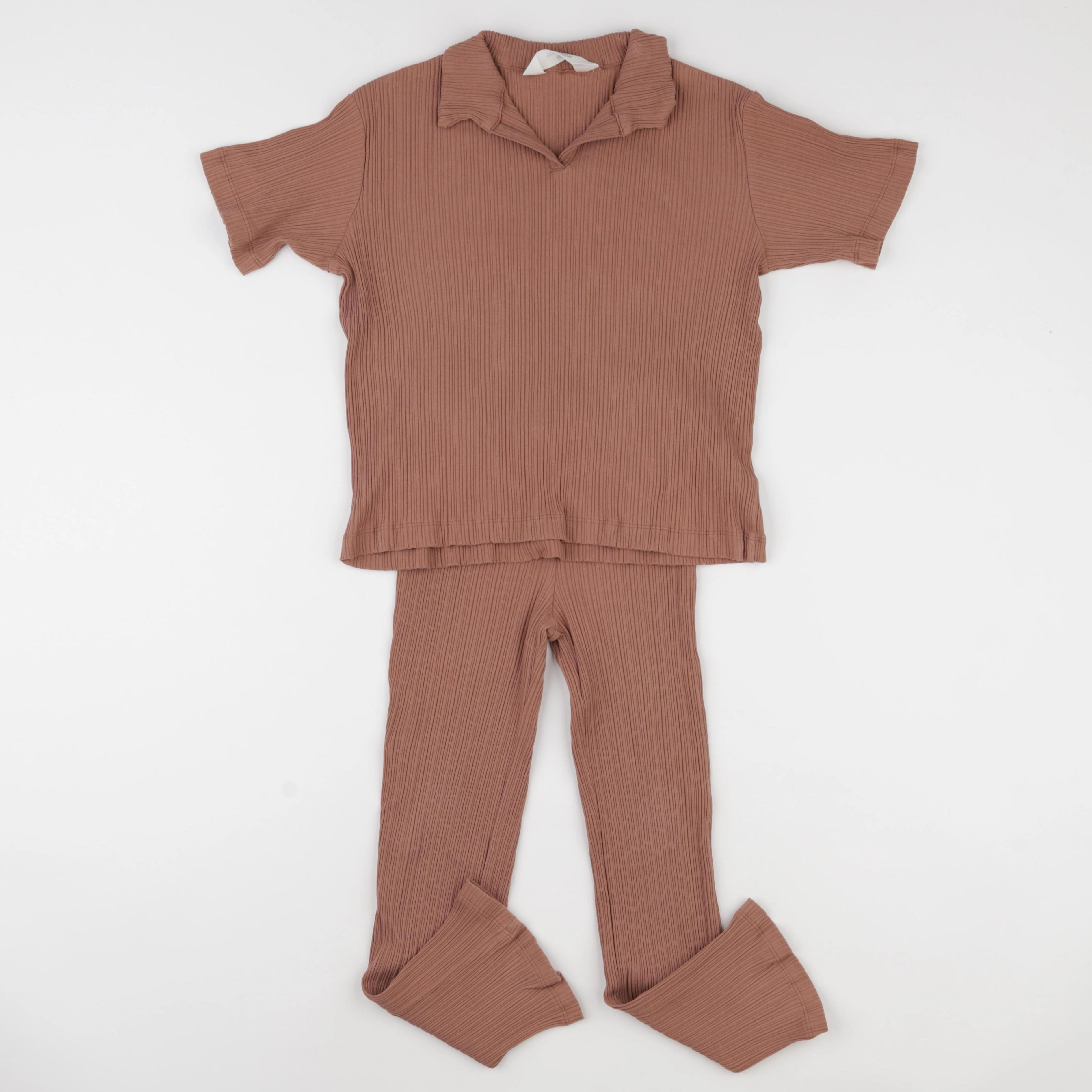 H&M - ensemble marron - 5/6 ans