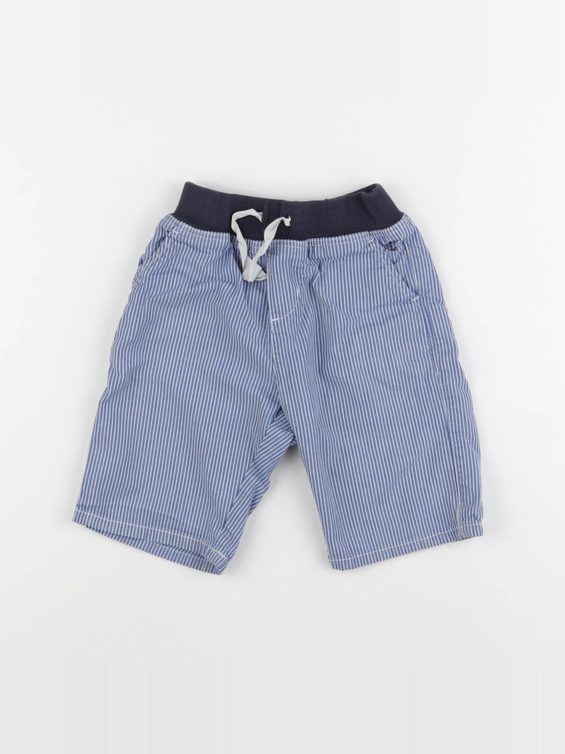 Petit Bateau - short bleu - 5 ans