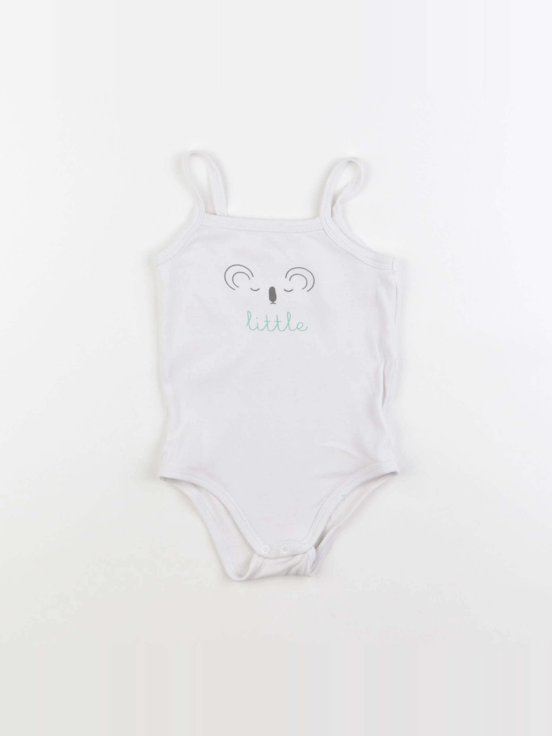 Vertbaudet - body blanc - 18 mois