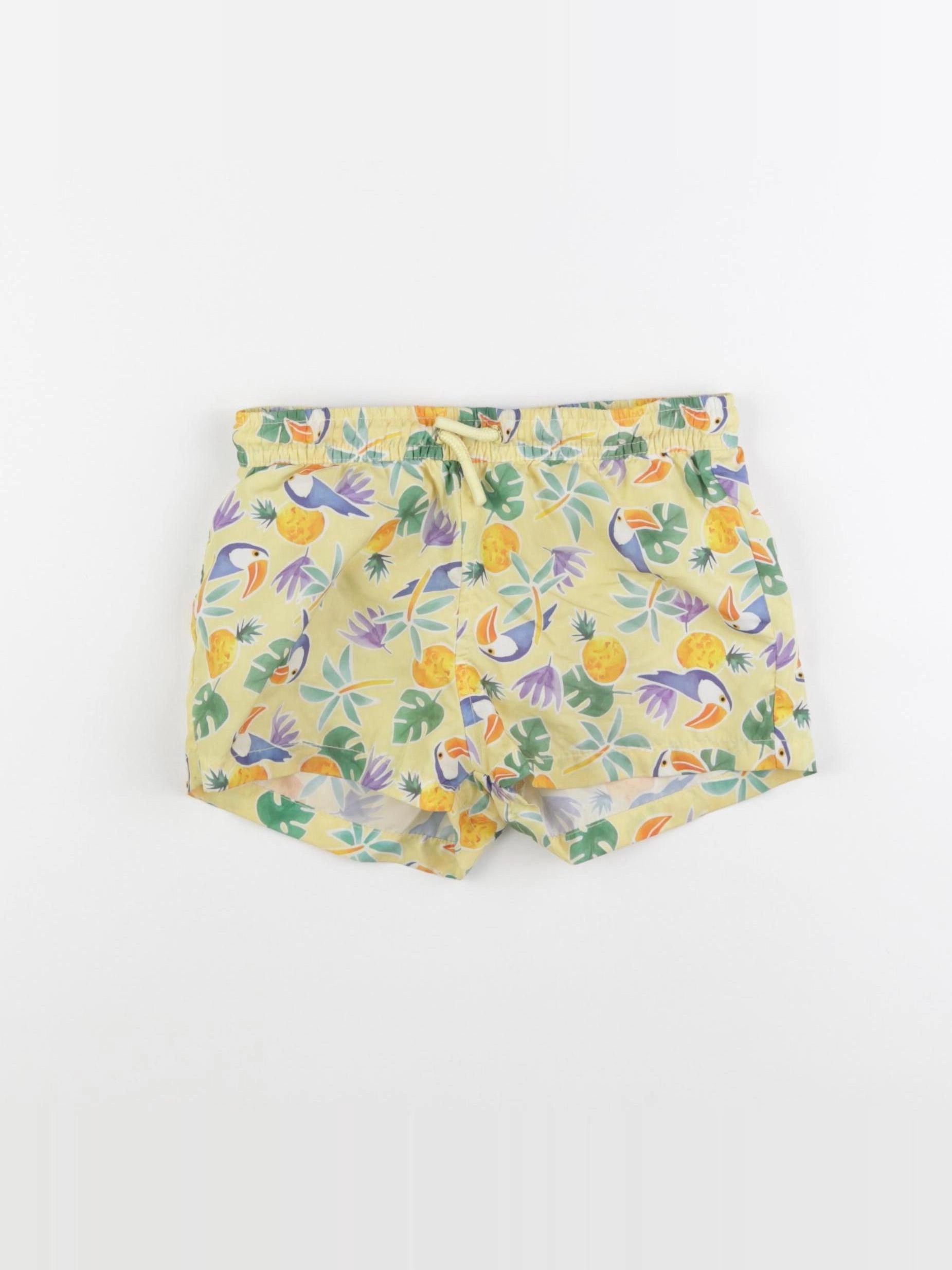 Zara - maillot de bain jaune - 4/5 ans
