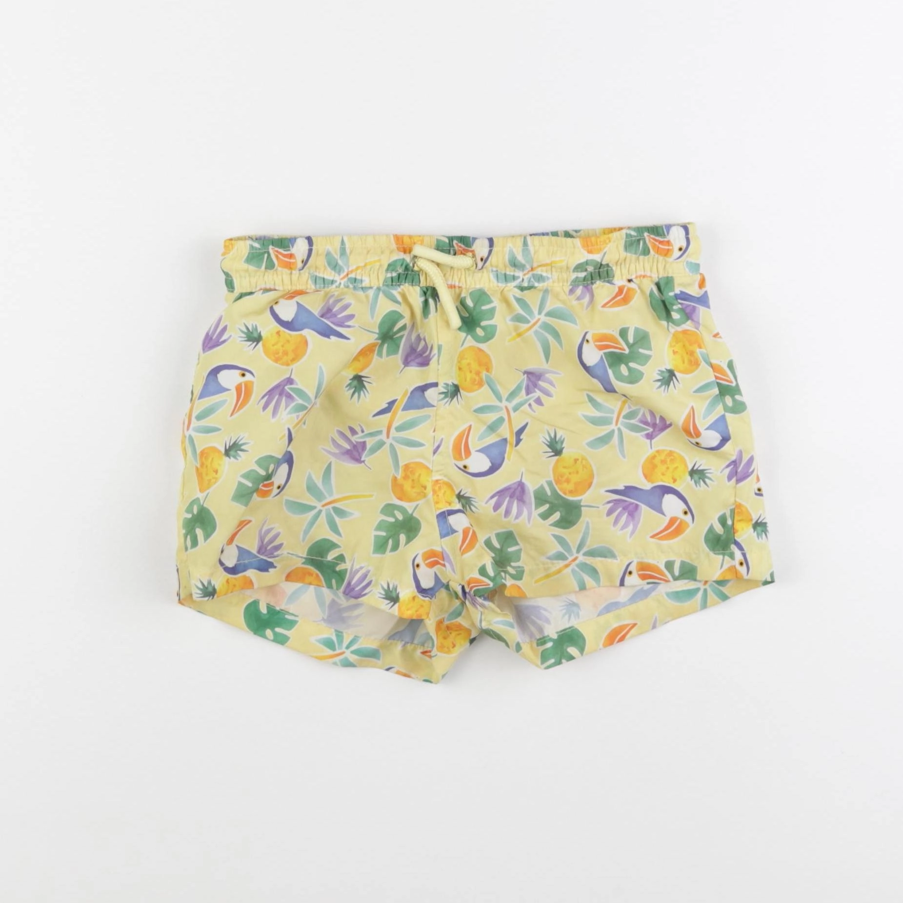 Zara - maillot de bain jaune - 4/5 ans