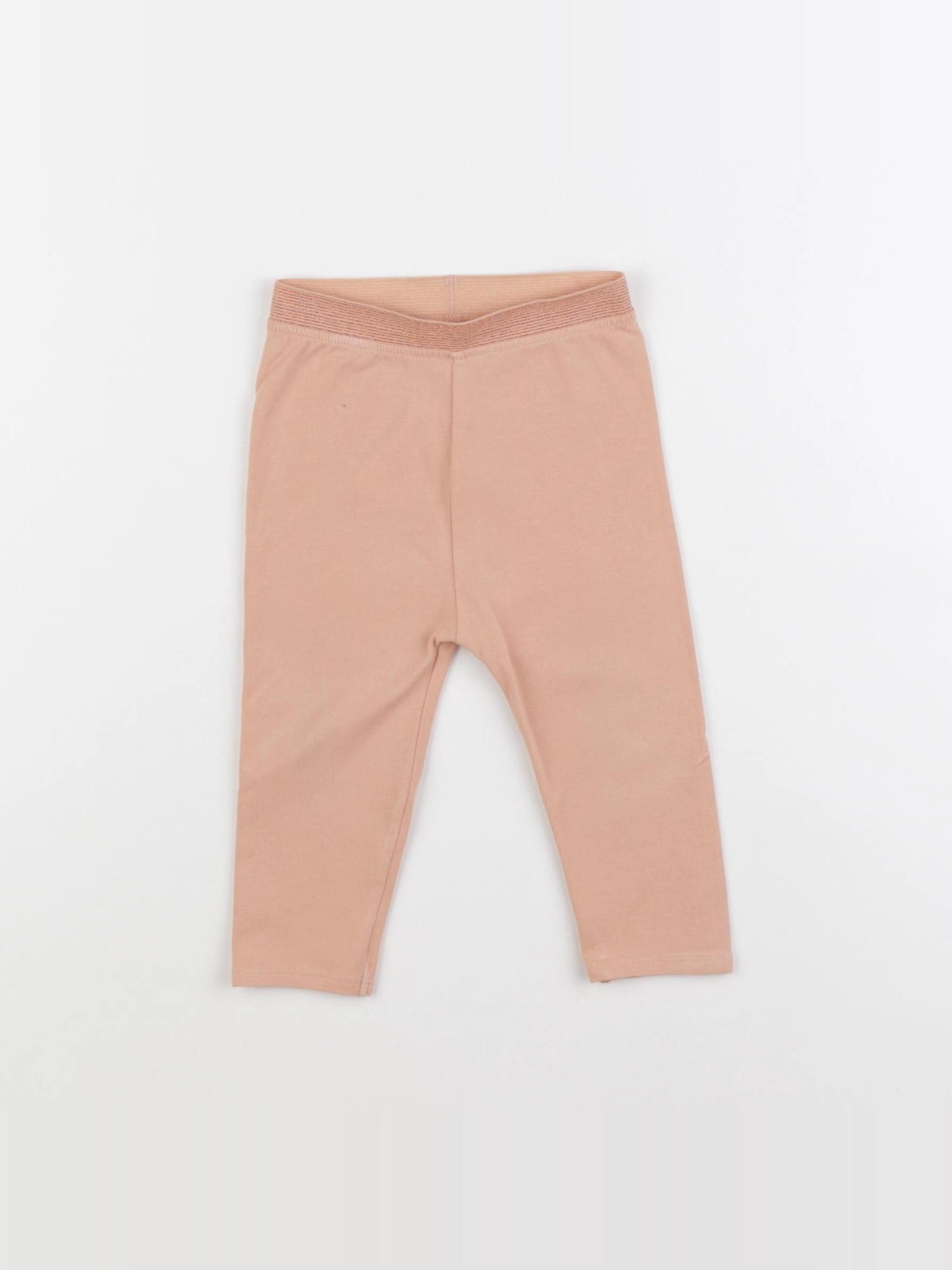 Vertbaudet - legging orange - 12 mois
