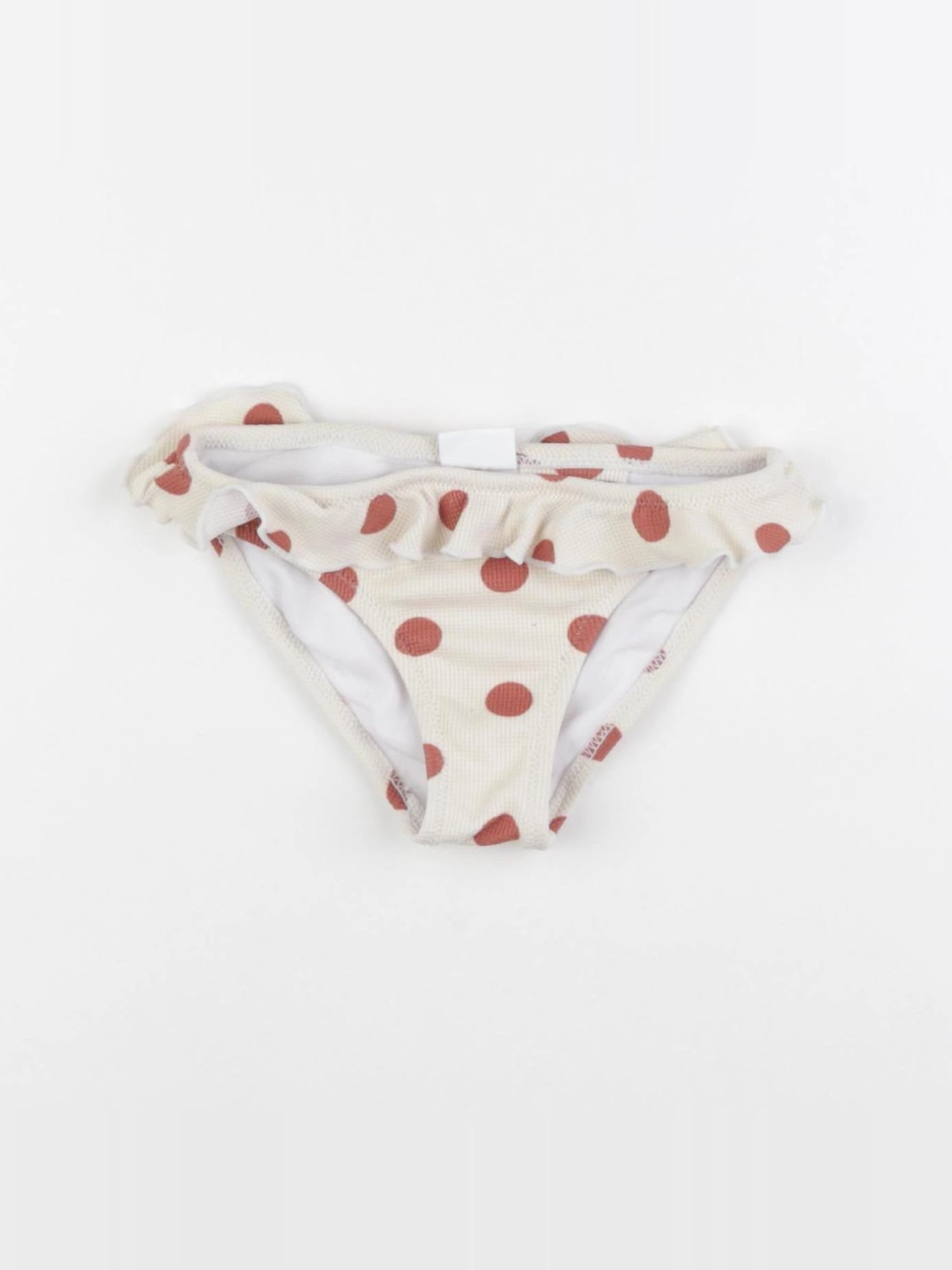 Zara - maillot de bain beige, marron - 6/7 ans