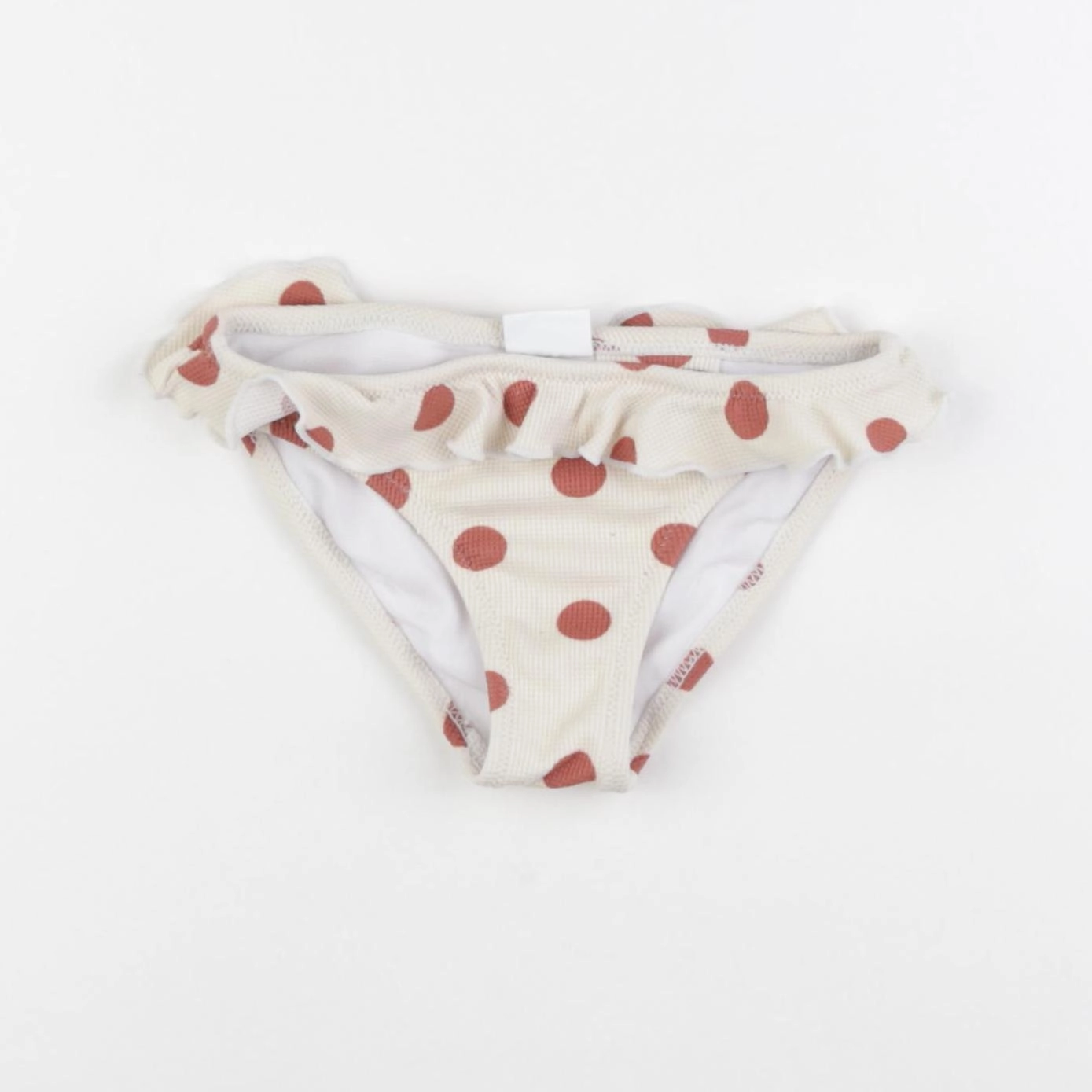 Zara - maillot de bain beige, marron - 6/7 ans