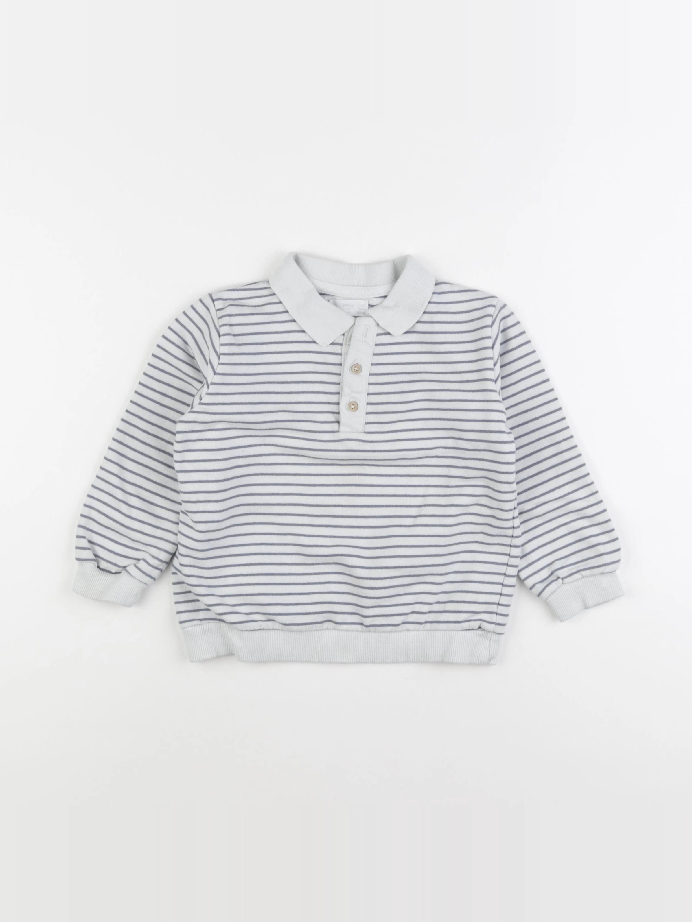 Mango - sweat bleu - 4/5 ans