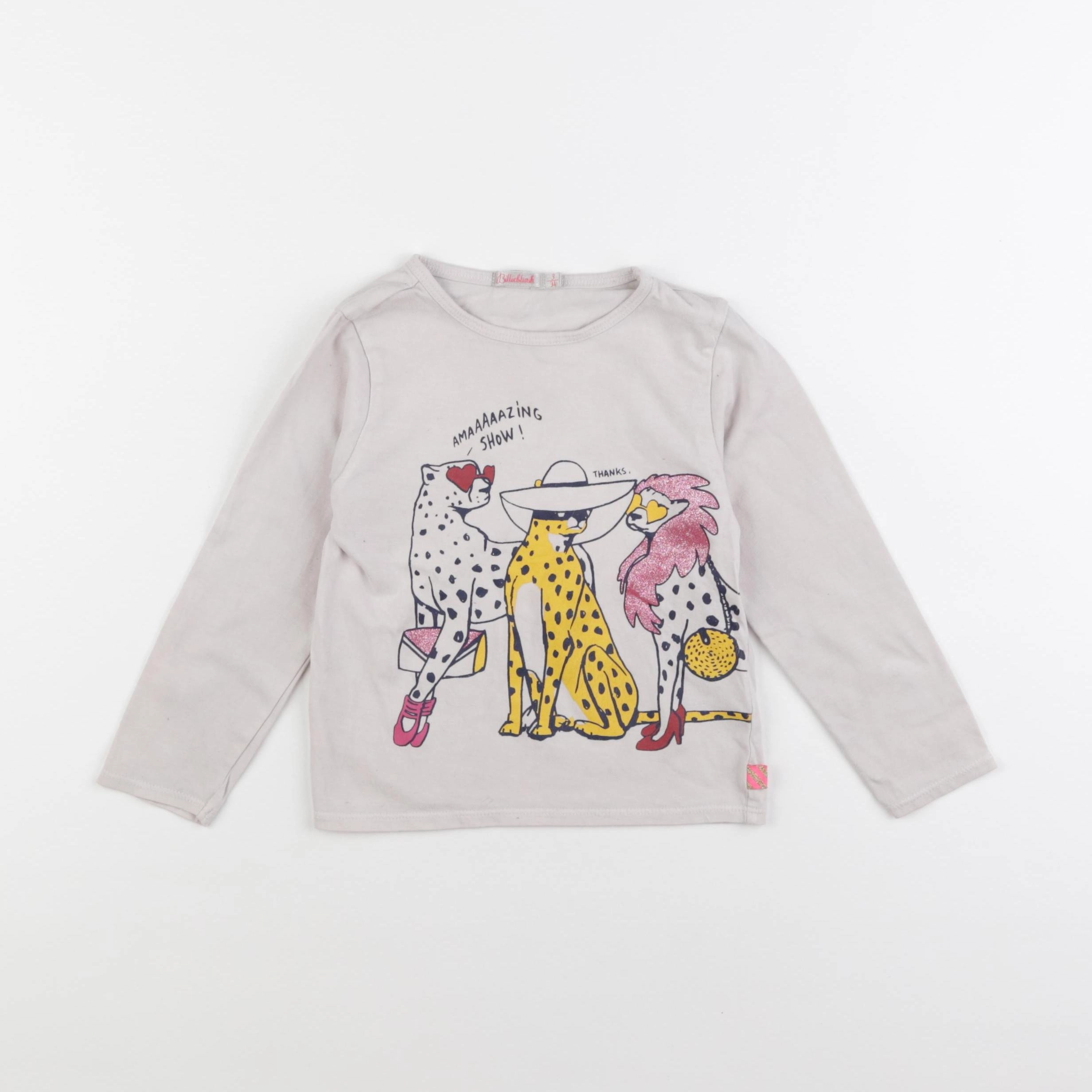 Billie Blush - tee-shirt beige, multicolore - 3 ans