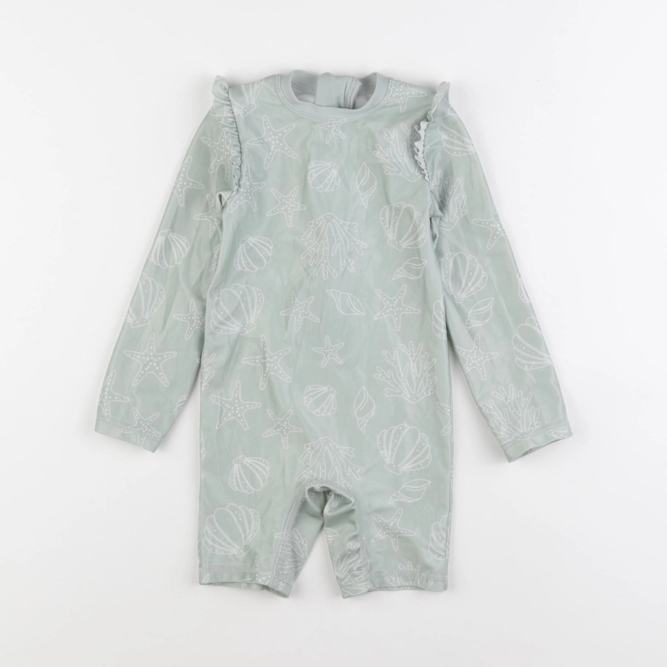 H&M - combi de bain vert - 1 an à 2 ans