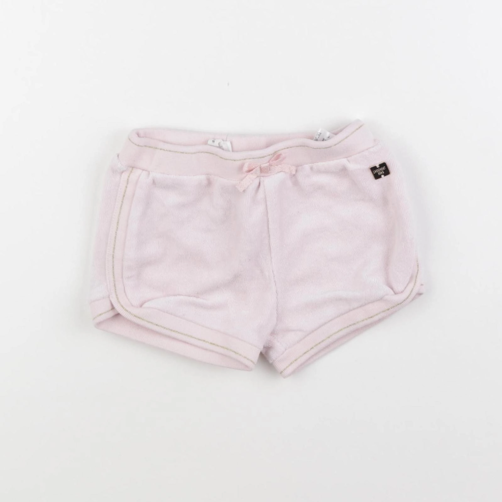 Carrément Beau - short rose, or - 3 ans