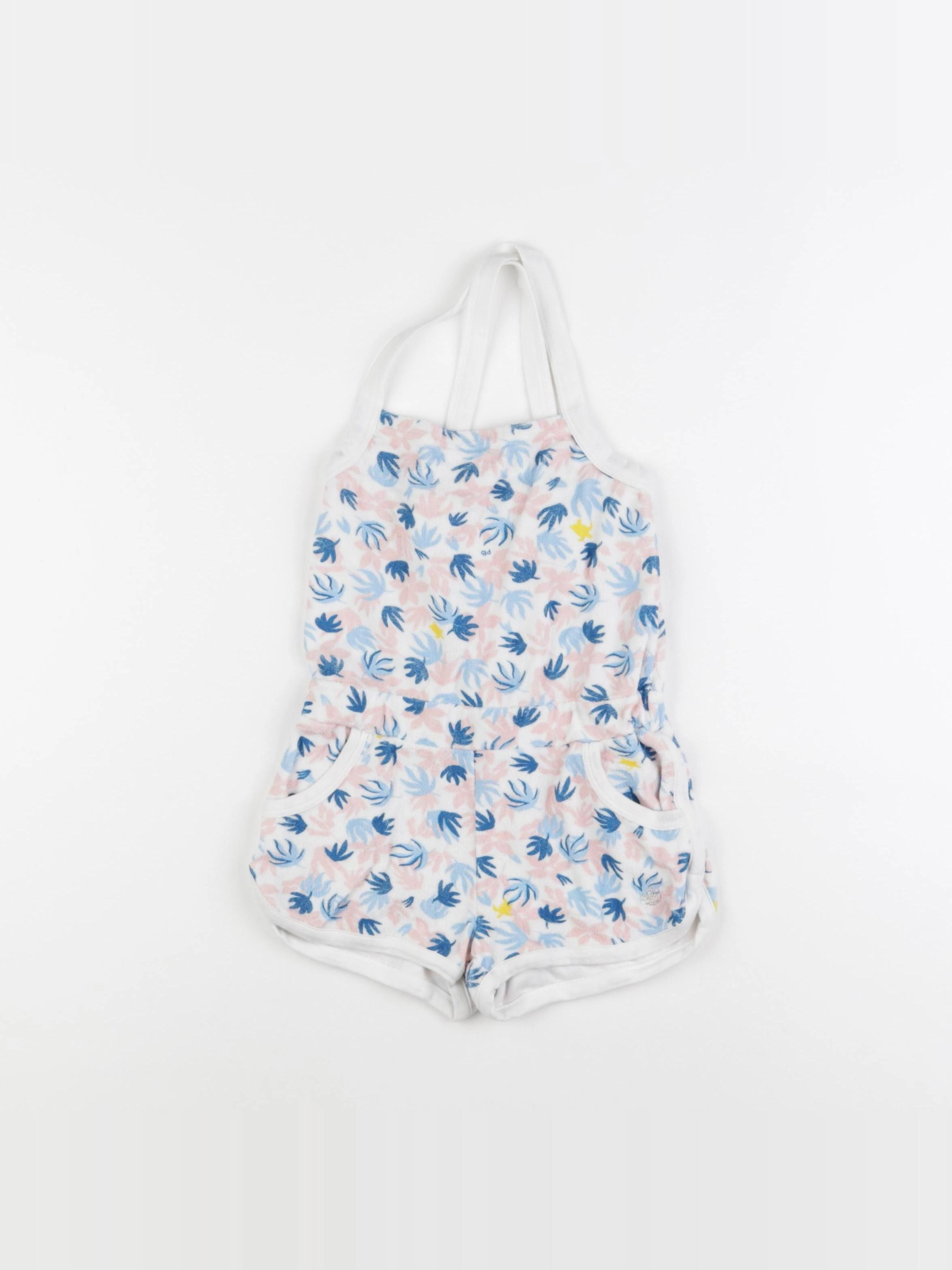 Petit Bateau - combinaison bleu, rose - 6 ans