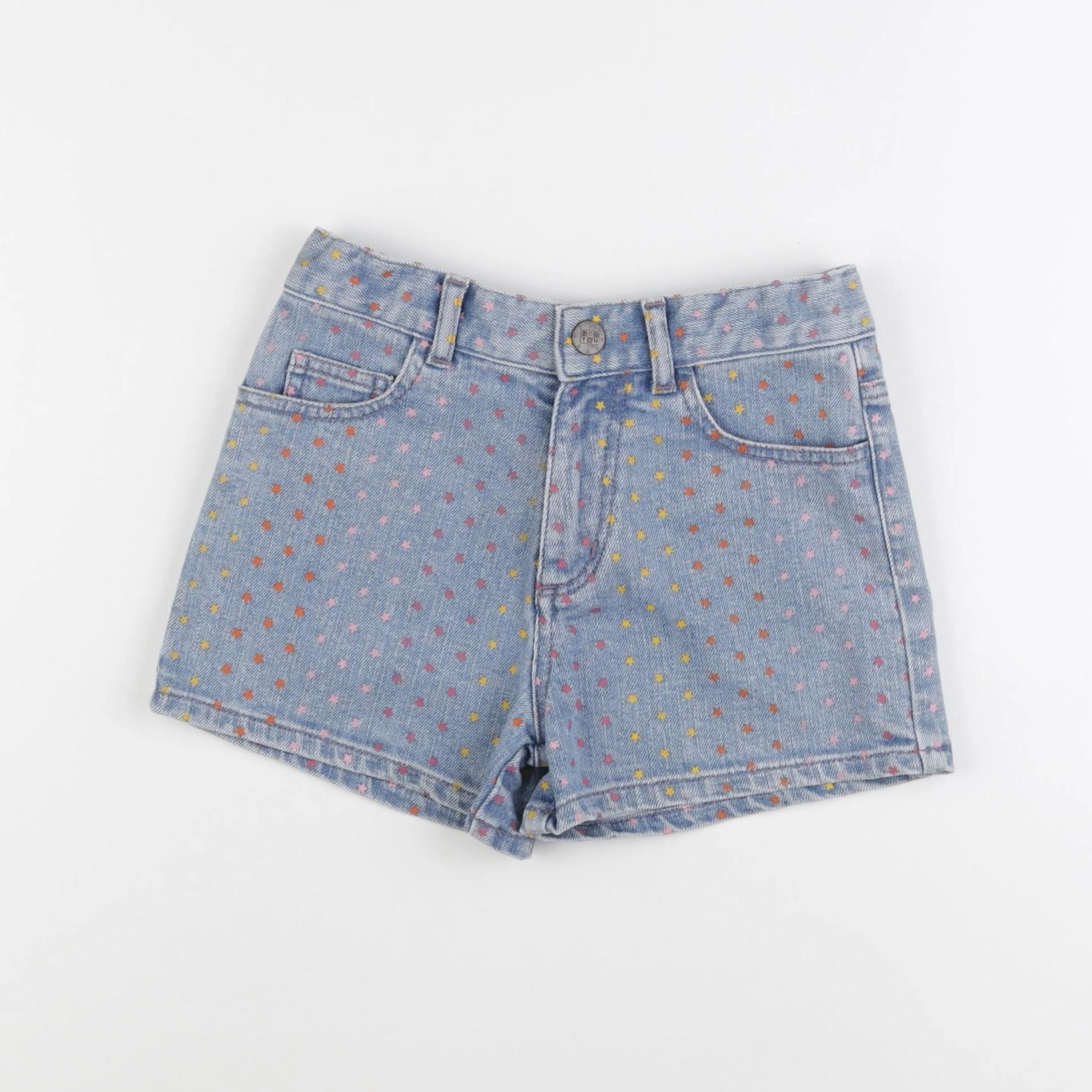 Bonton - short bleu, multicolore - 6 ans