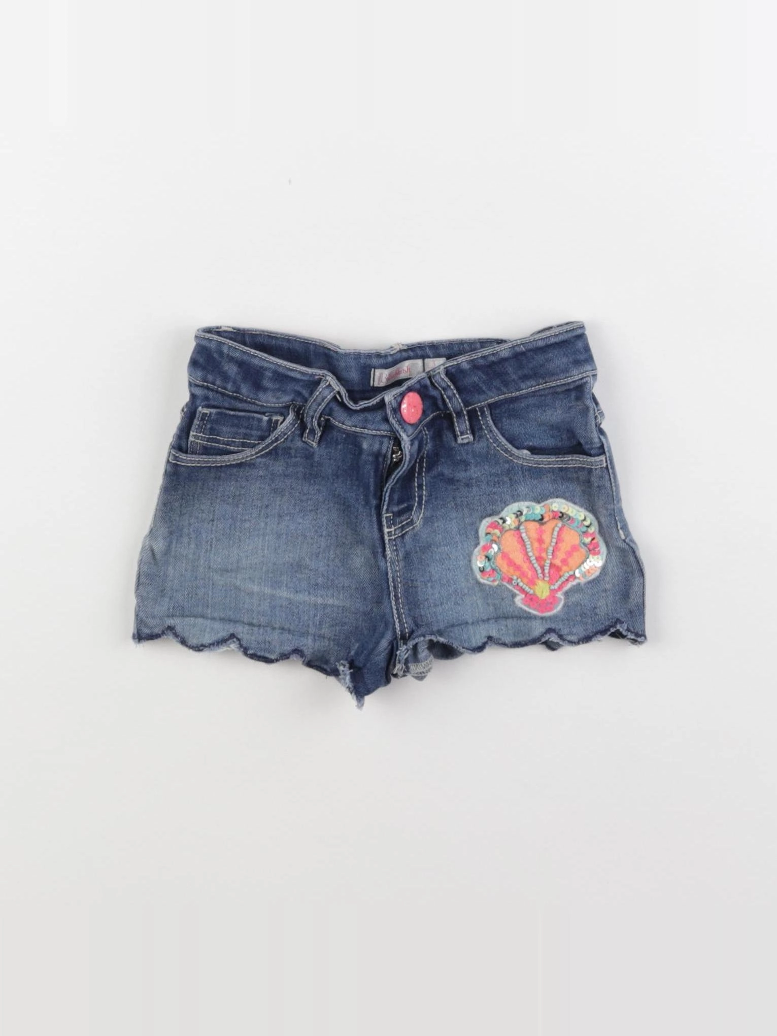 Billie Blush - short bleu - 3 ans