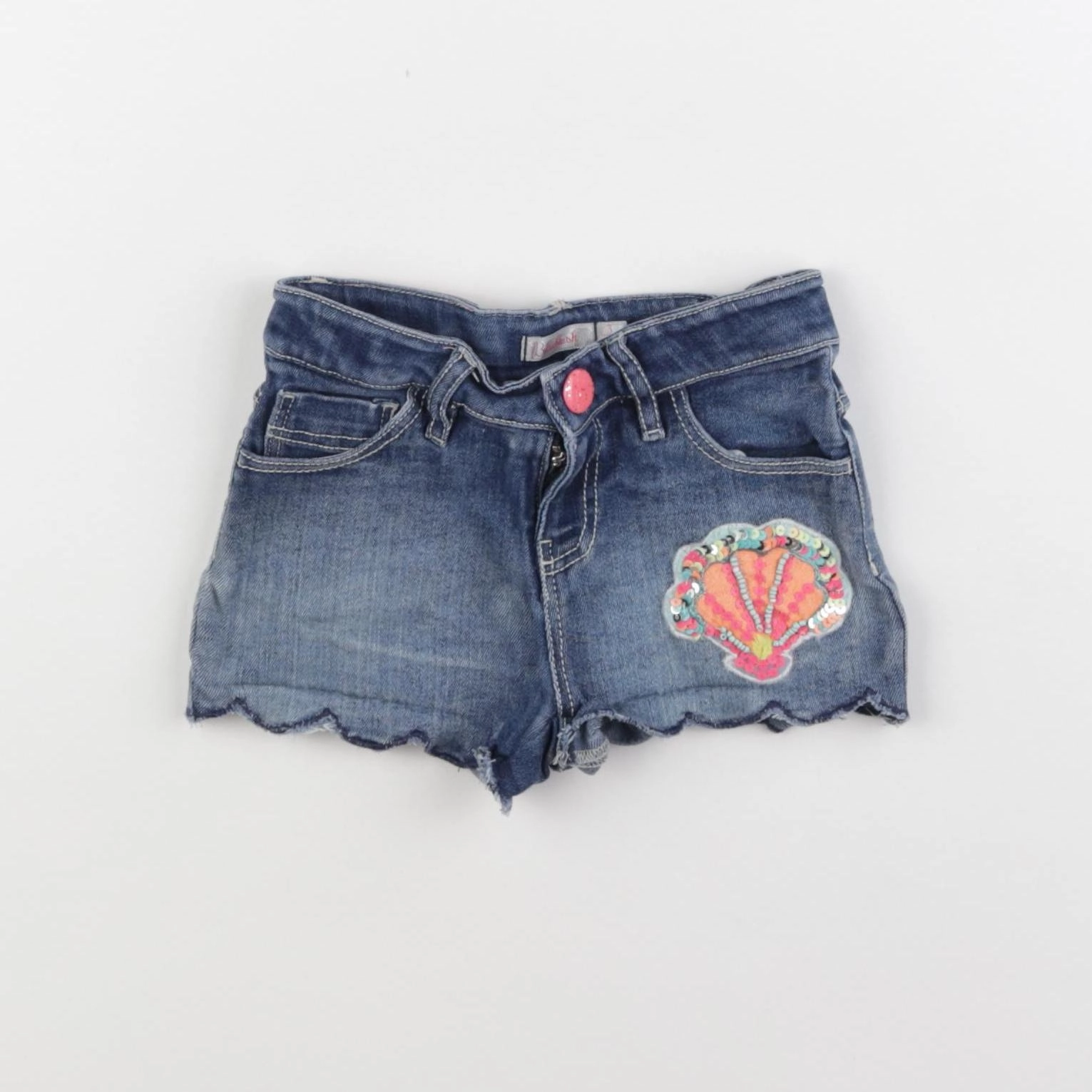 Billie Blush - short bleu - 3 ans