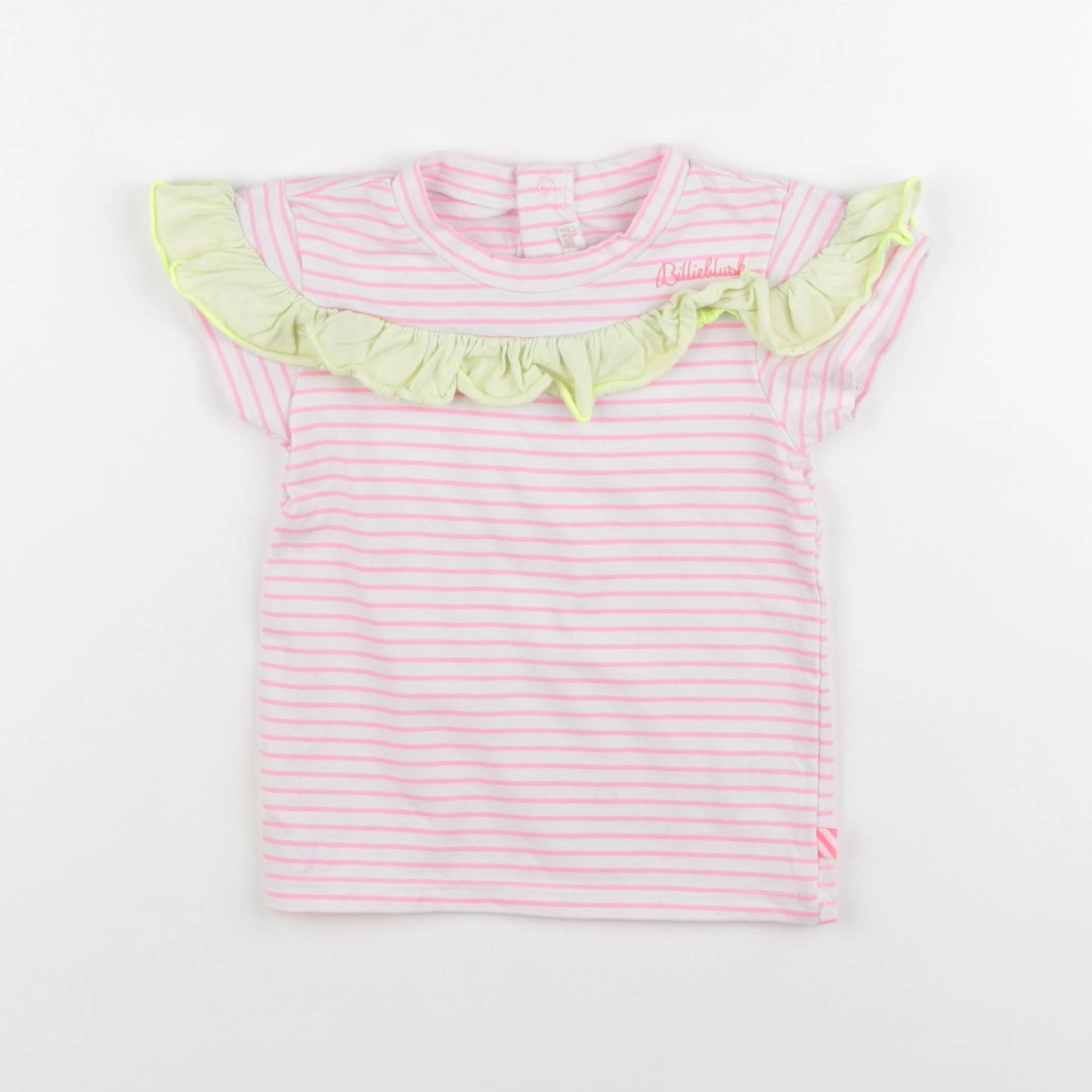 Billie Blush - tee-shirt blanc, rose - 3 ans