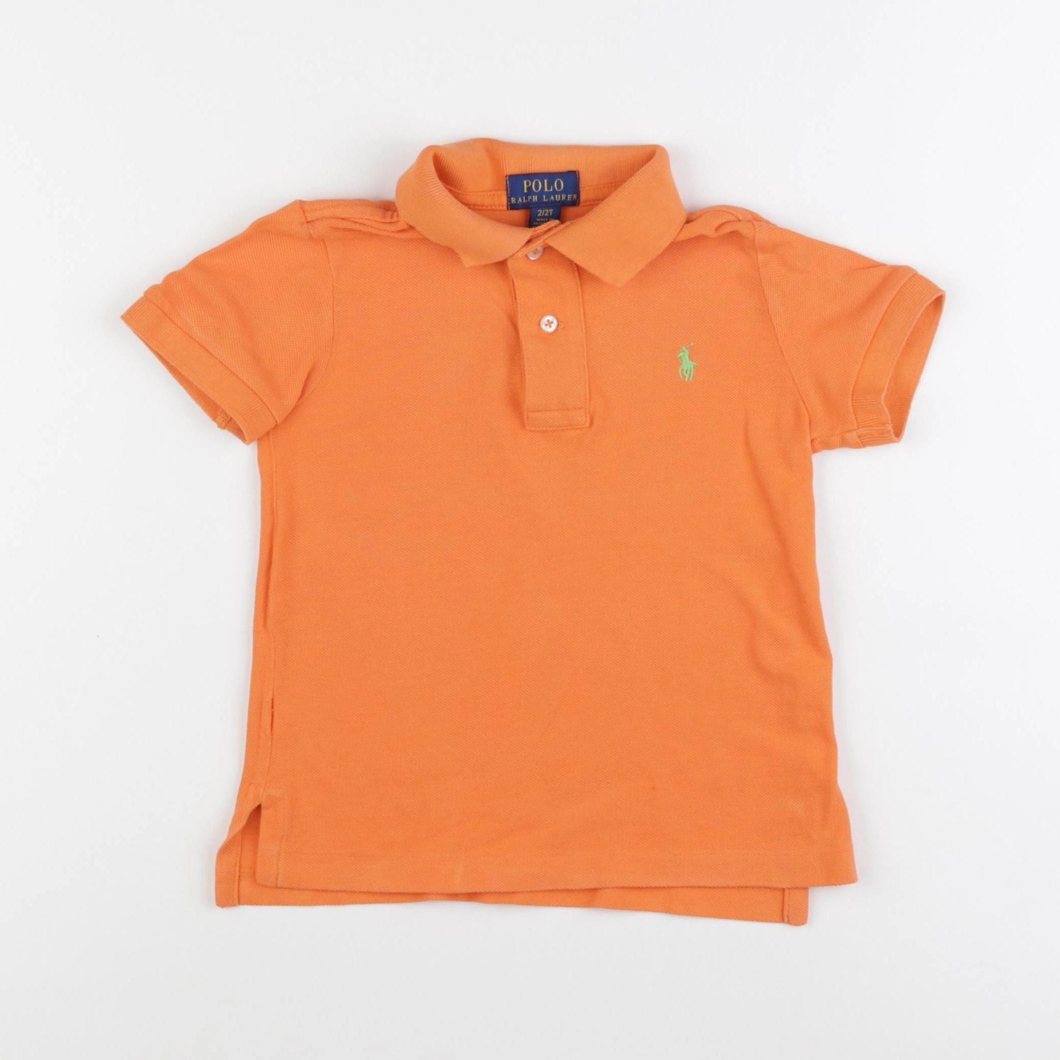Ralph Lauren - polo orange - 2 ans