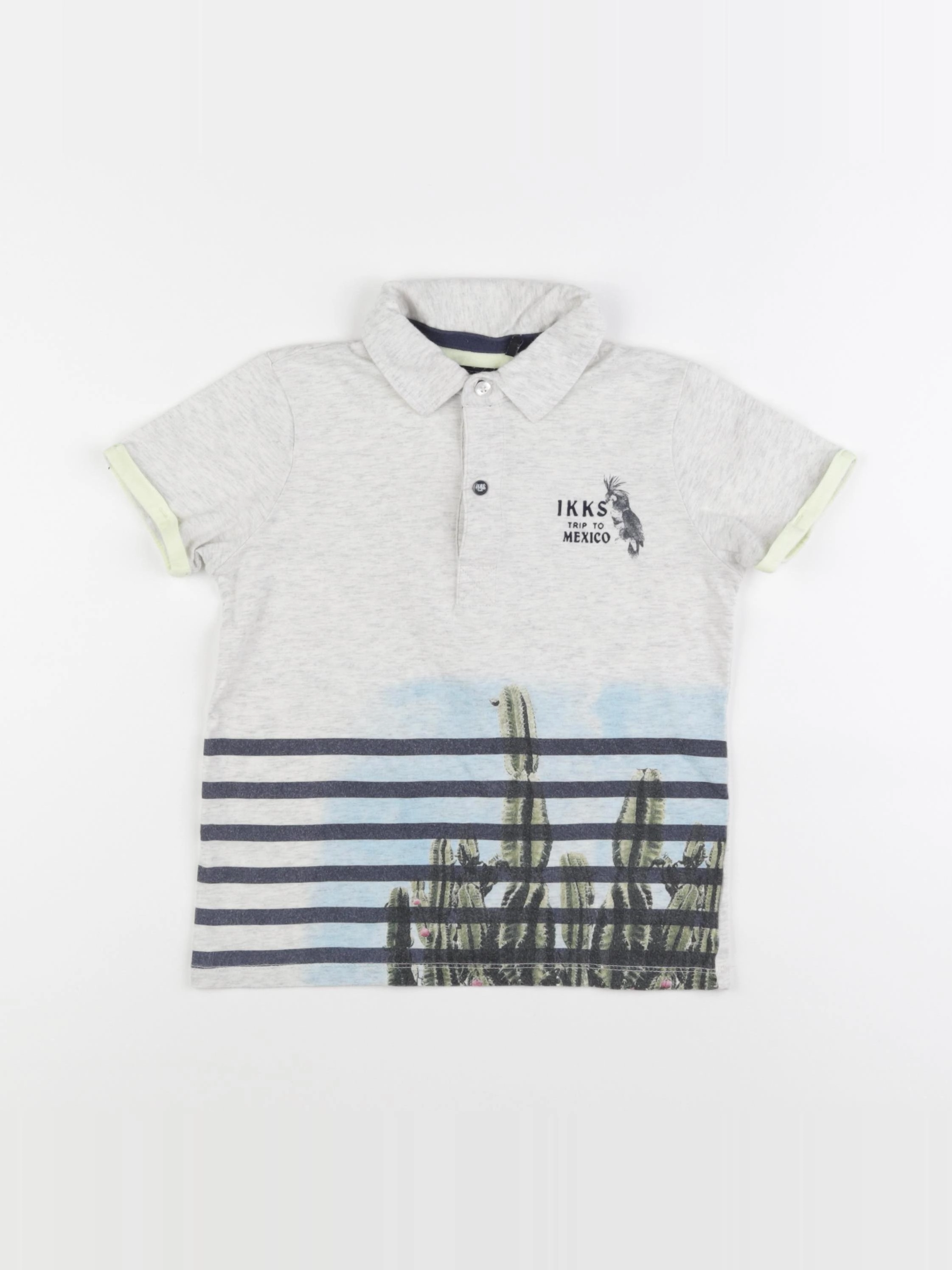 IKKS - polo gris, multicolore - 5 ans