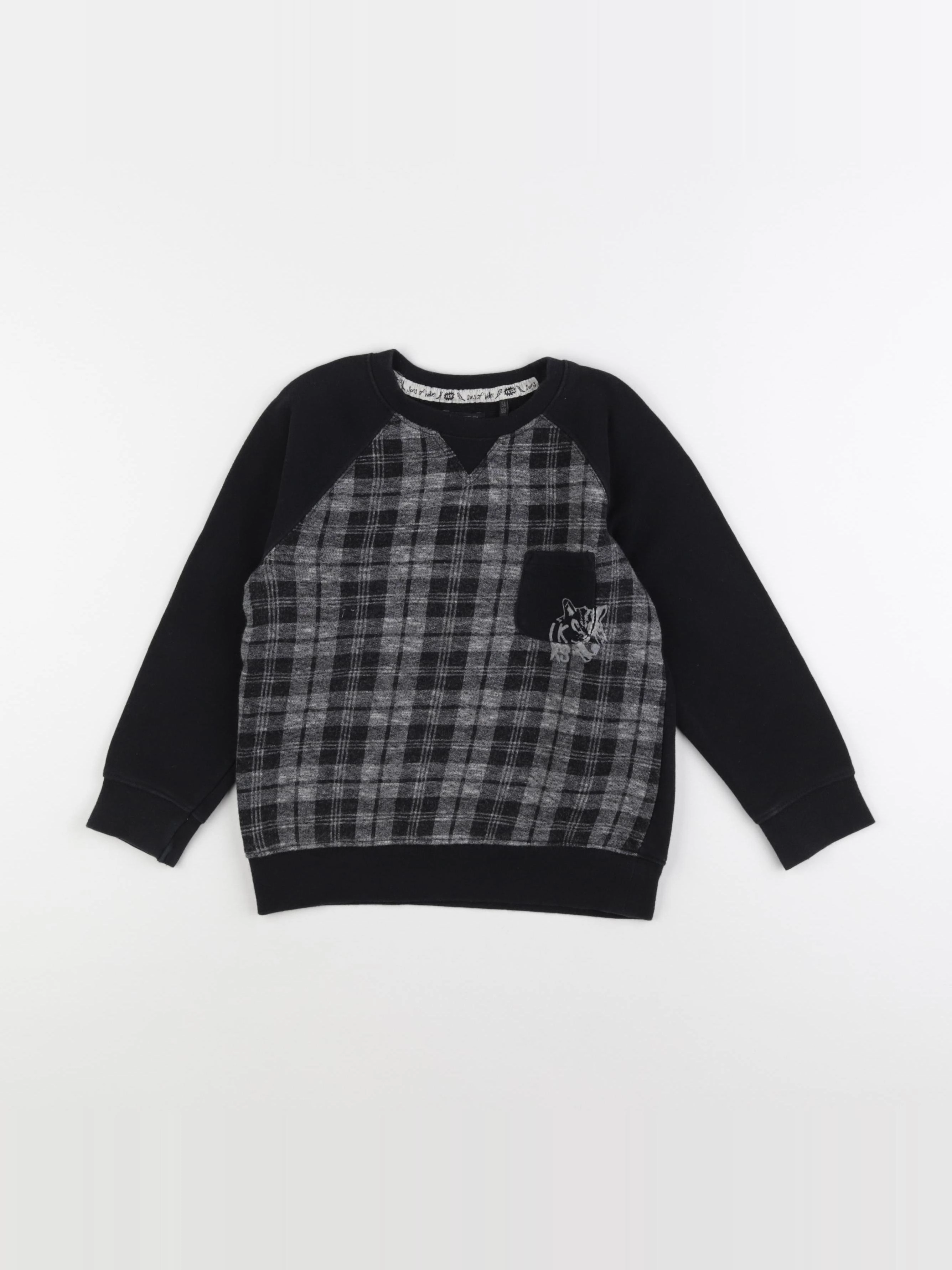 IKKS - sweat noir - 5 ans