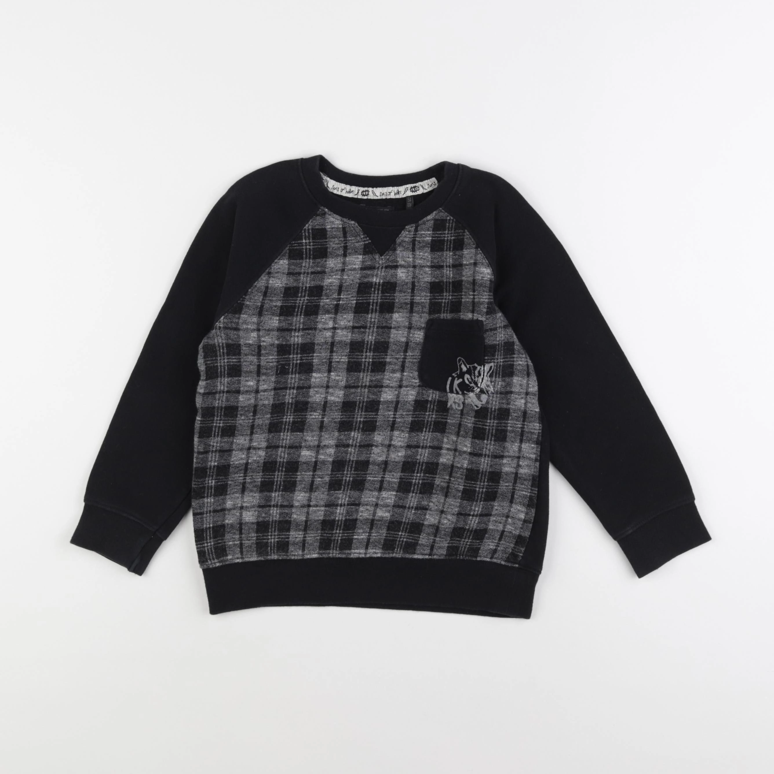 IKKS - sweat noir - 5 ans