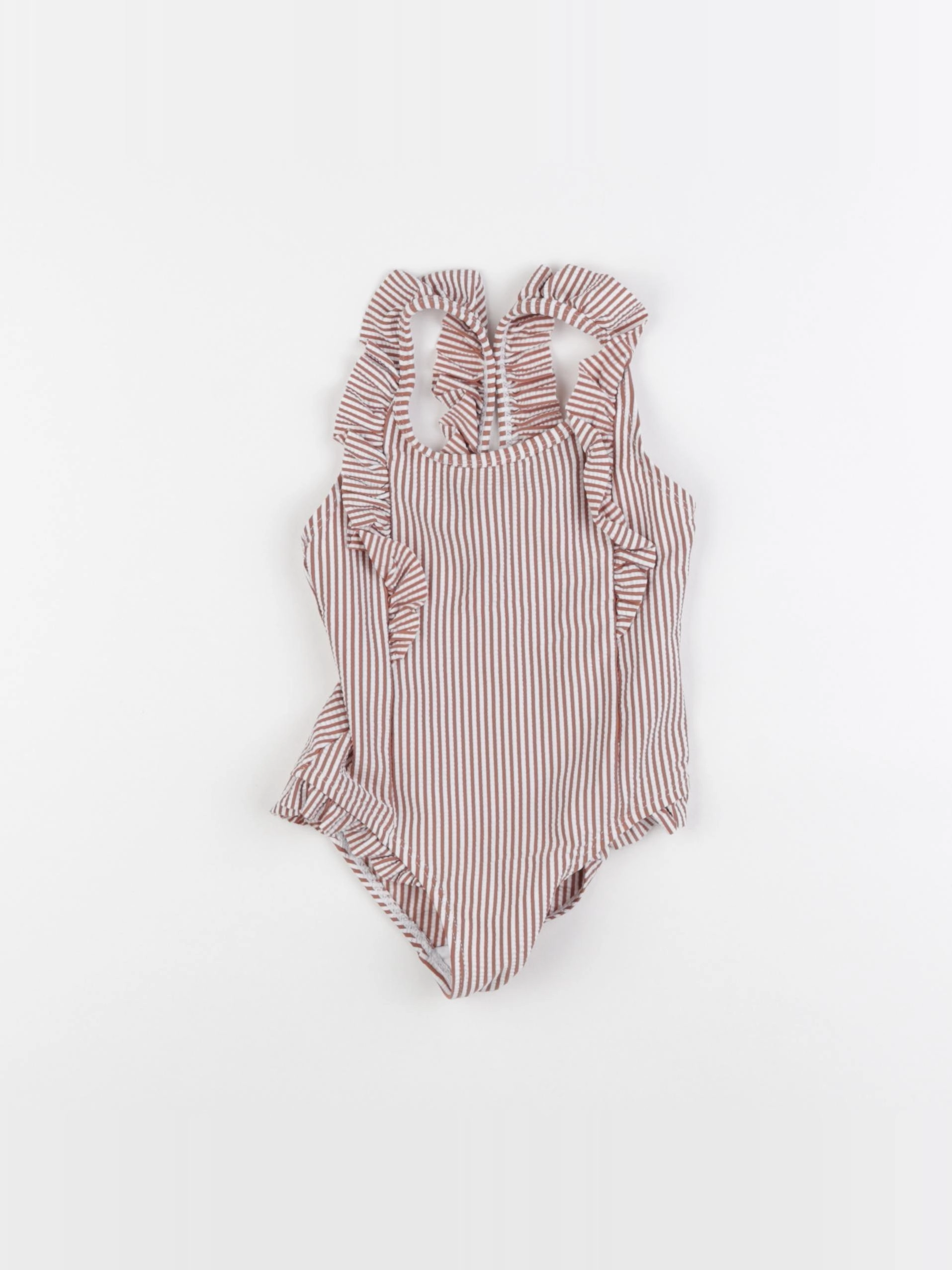 Vertbaudet - maillot de bain marron - 2 ans