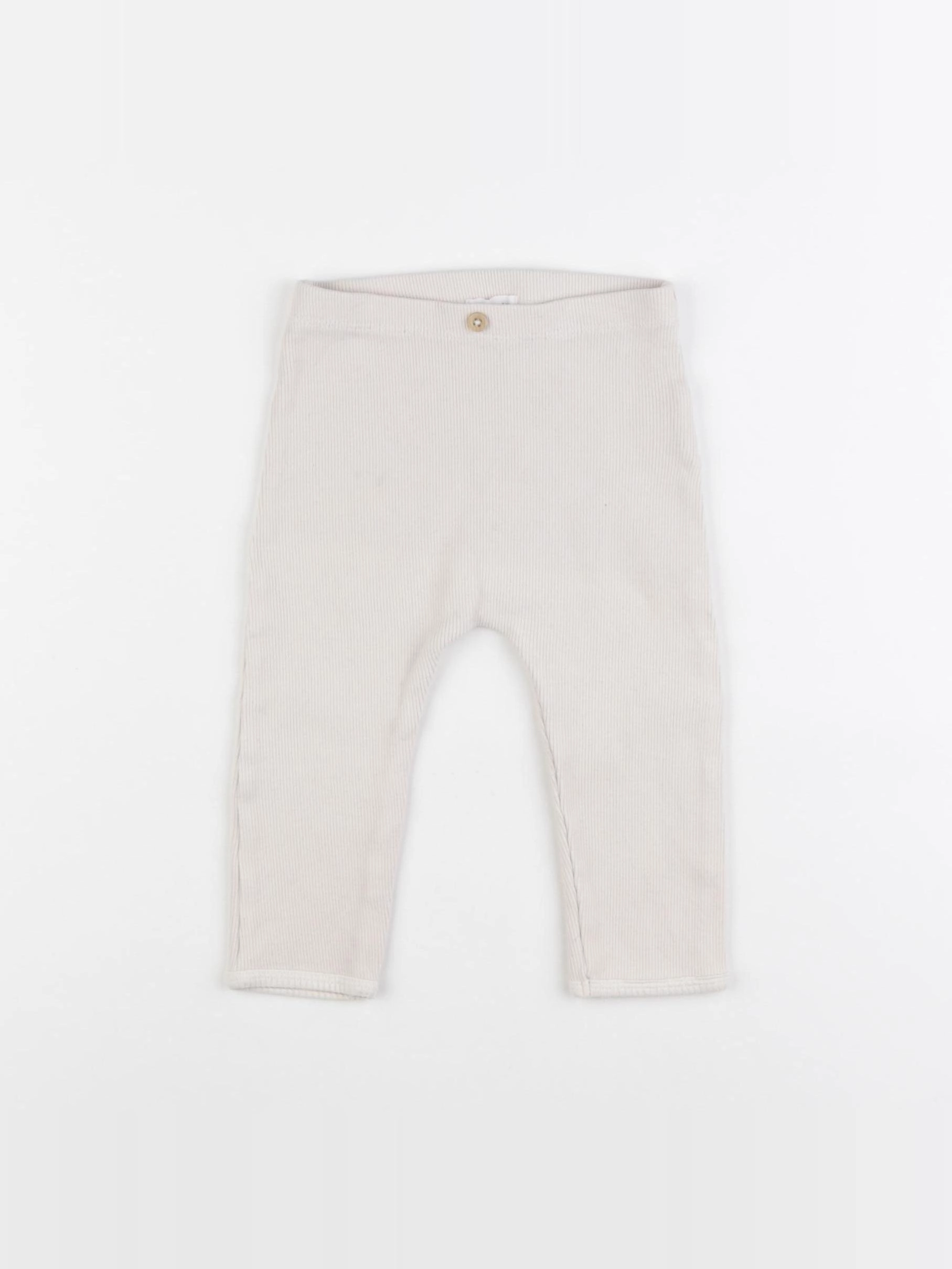Vertbaudet - legging beige - 18 mois