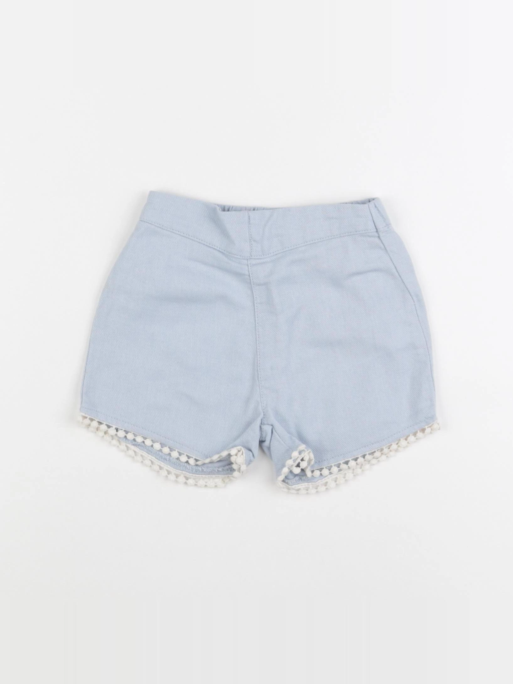Vertbaudet - short bleu - 12 mois