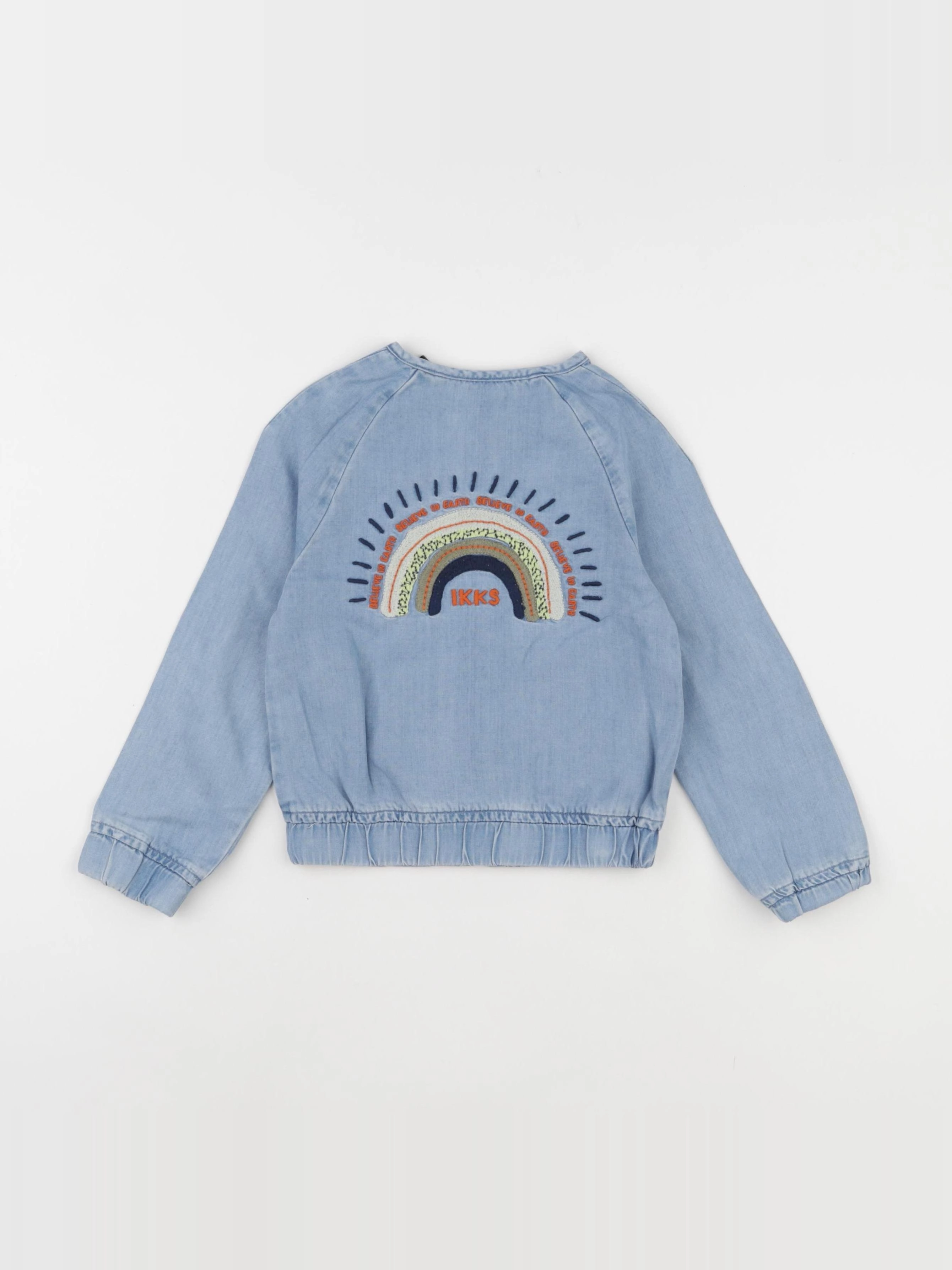 IKKS - veste imprimé au dos bleu - 3 ans