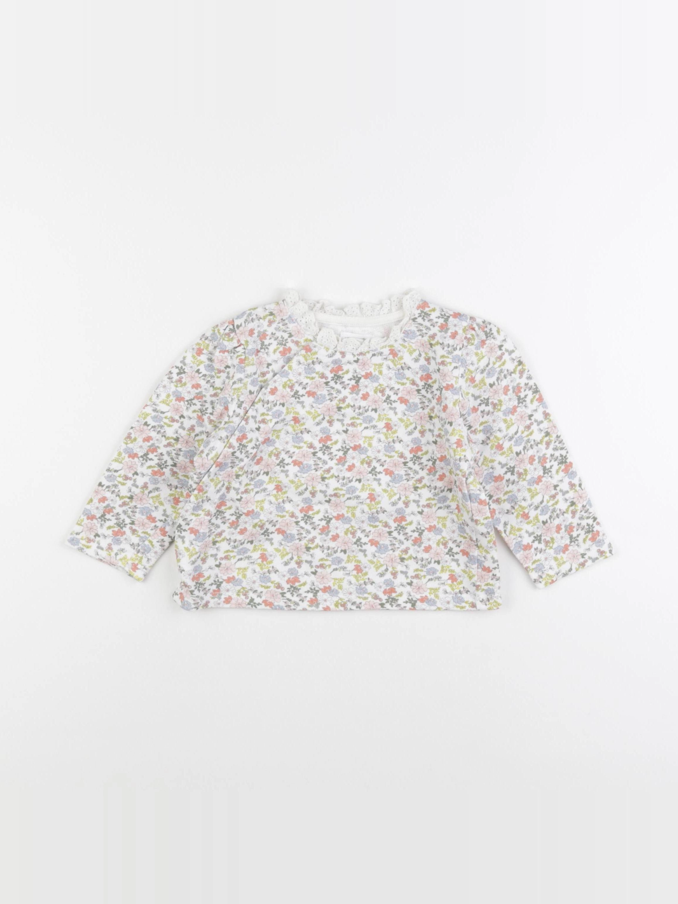 Vertbaudet - sweat multicolore - 12 mois