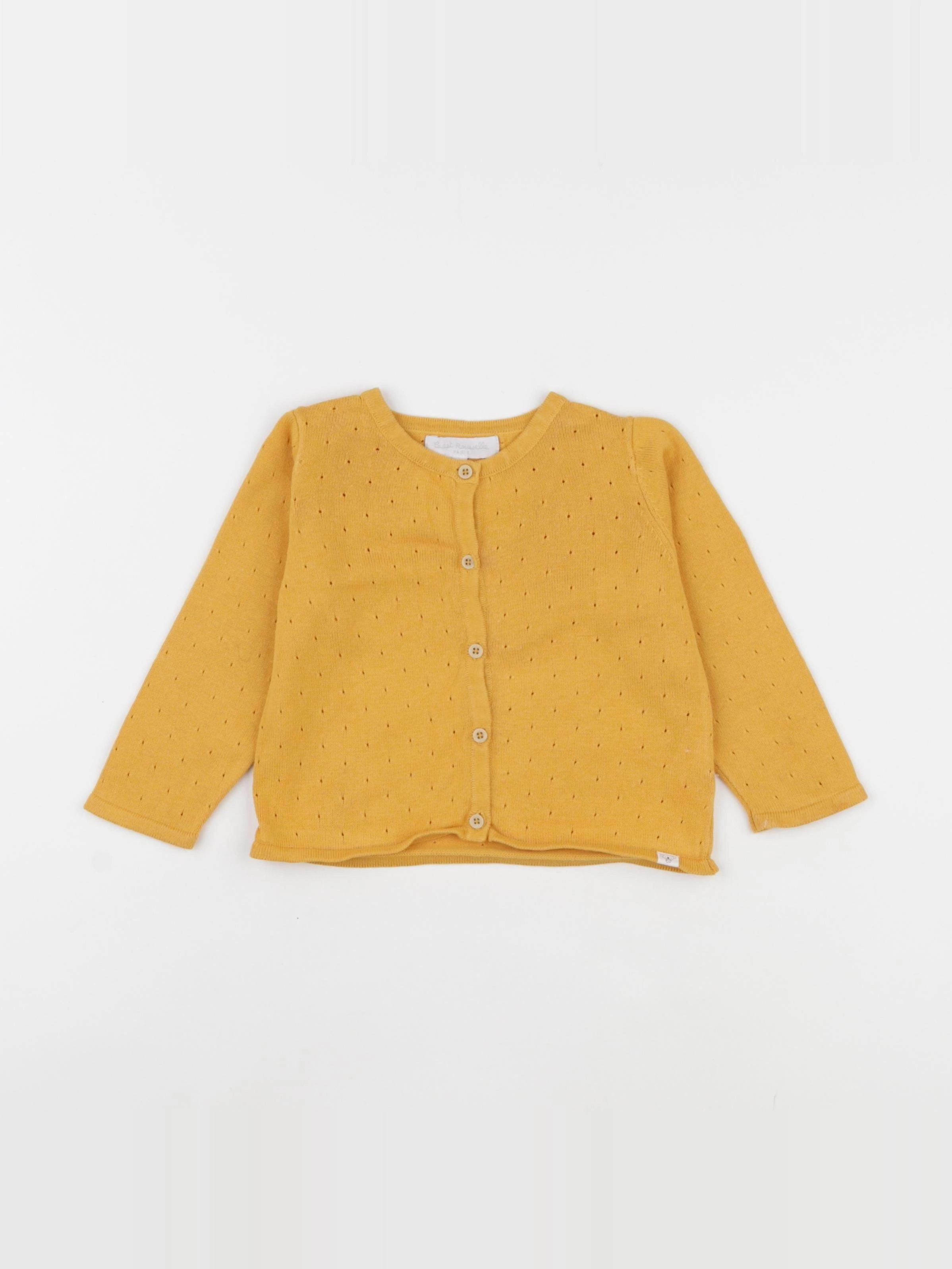 Cadet Rousselle - gilet jaune - 18 mois