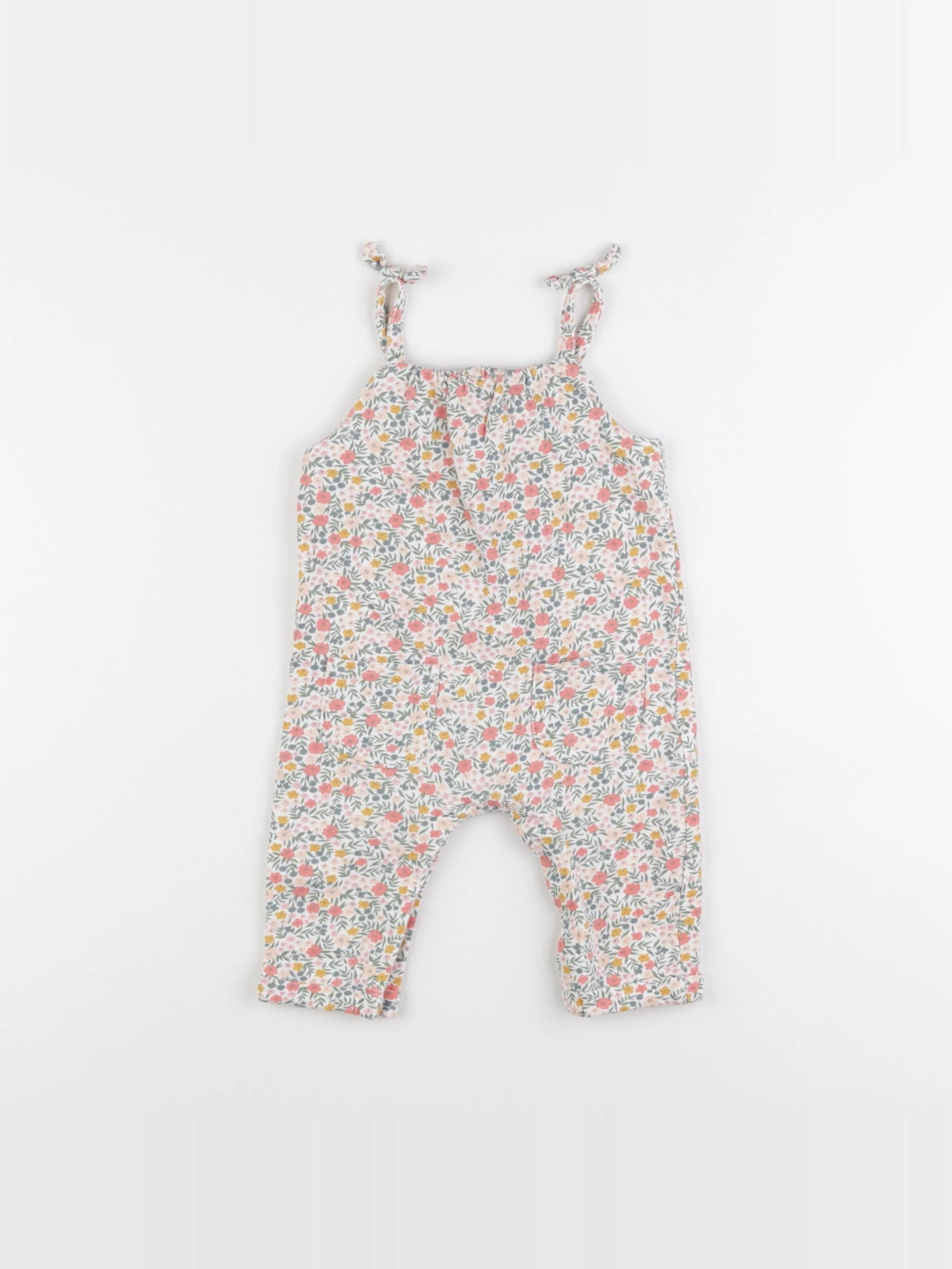 Vertbaudet - combinaison multicolore - 9 mois