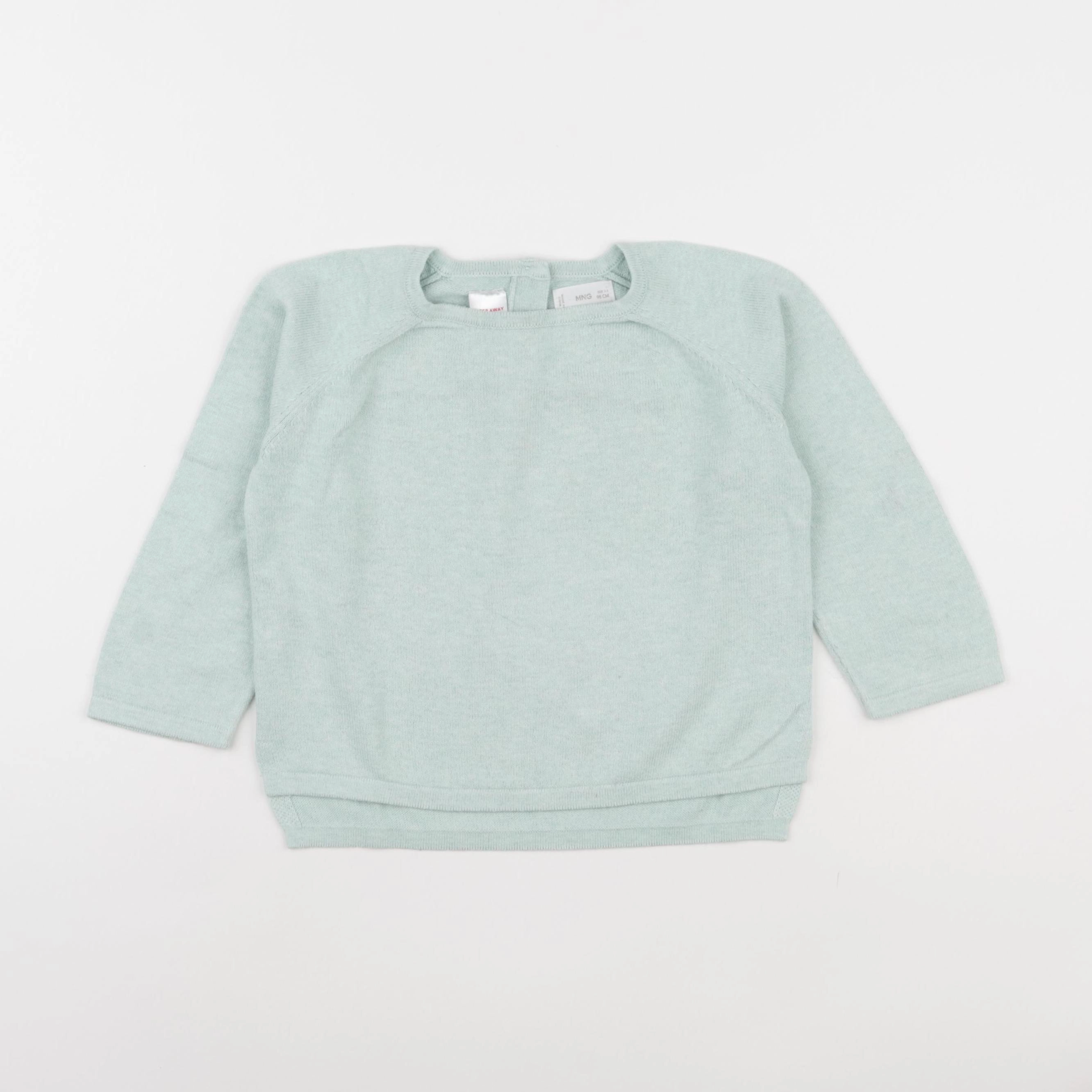 Mango - pull vert - 2/3 ans