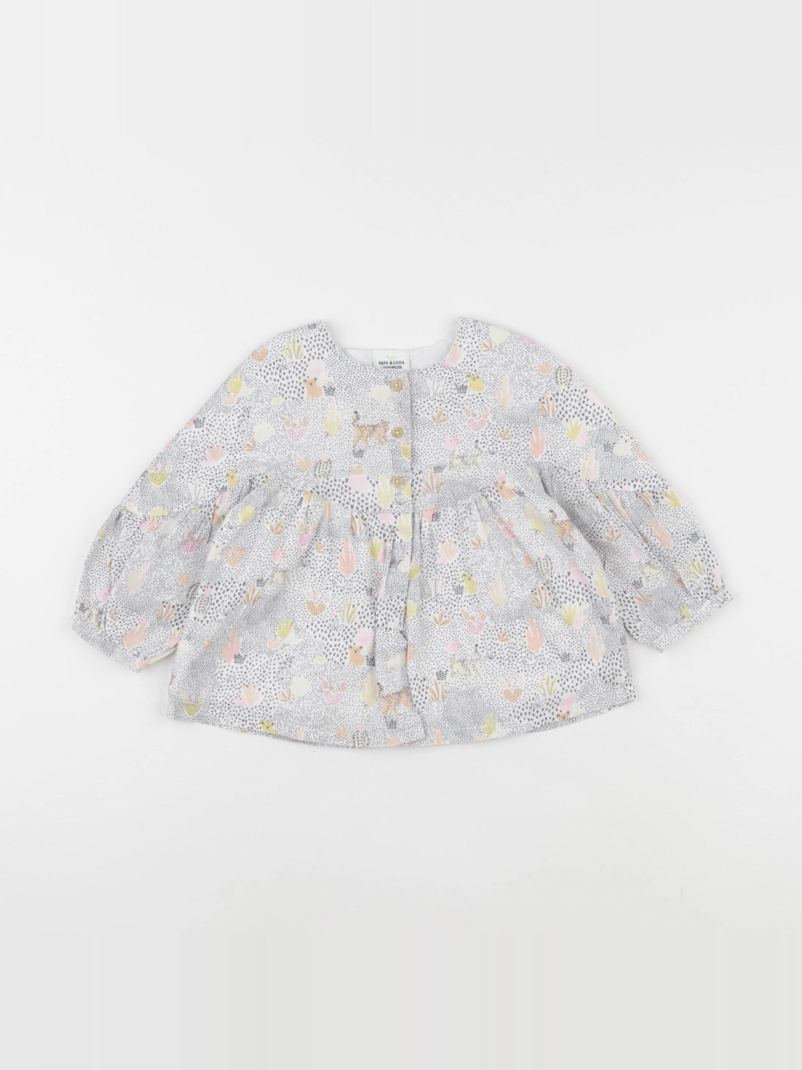 Tape à l'oeil - blouse multicolore - 18 mois